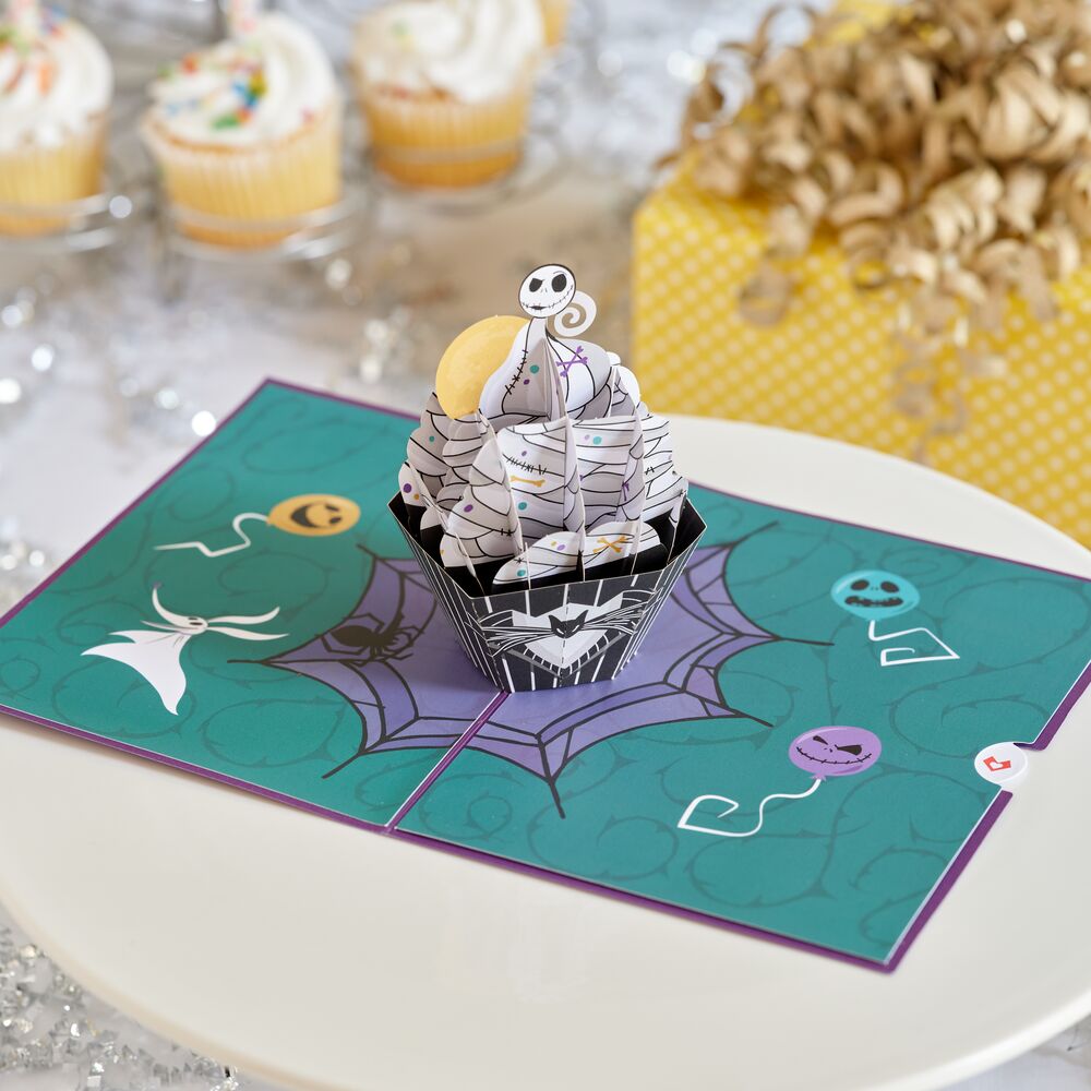 Disney Tim Burton's The Nightmare Before Christmas Birthday Cupcake Pop-Up Card、mySite、solidvoid