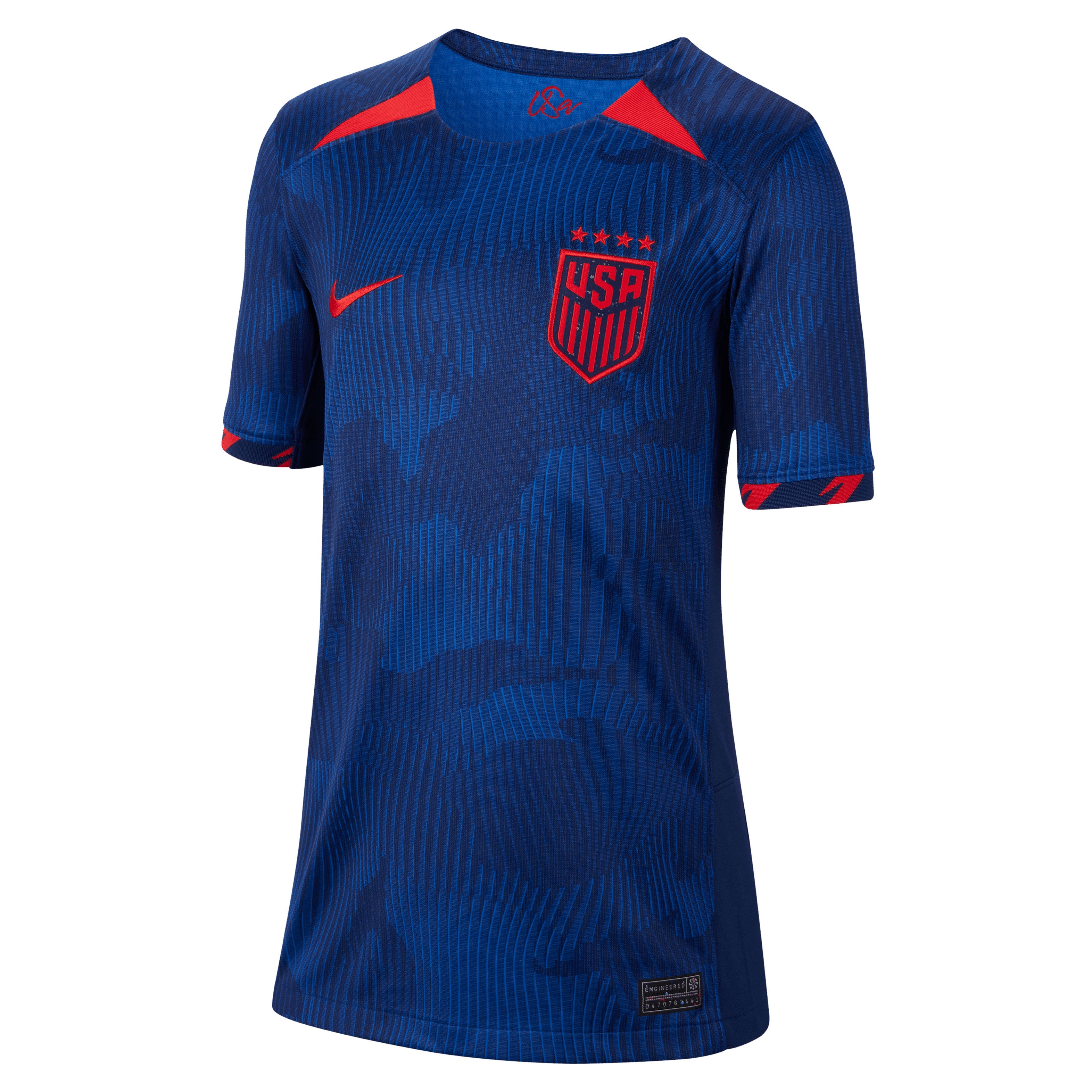 Nike Kids USA 2023/24 4-Star Away Jersey Blue/Red、mySite、bottomscart