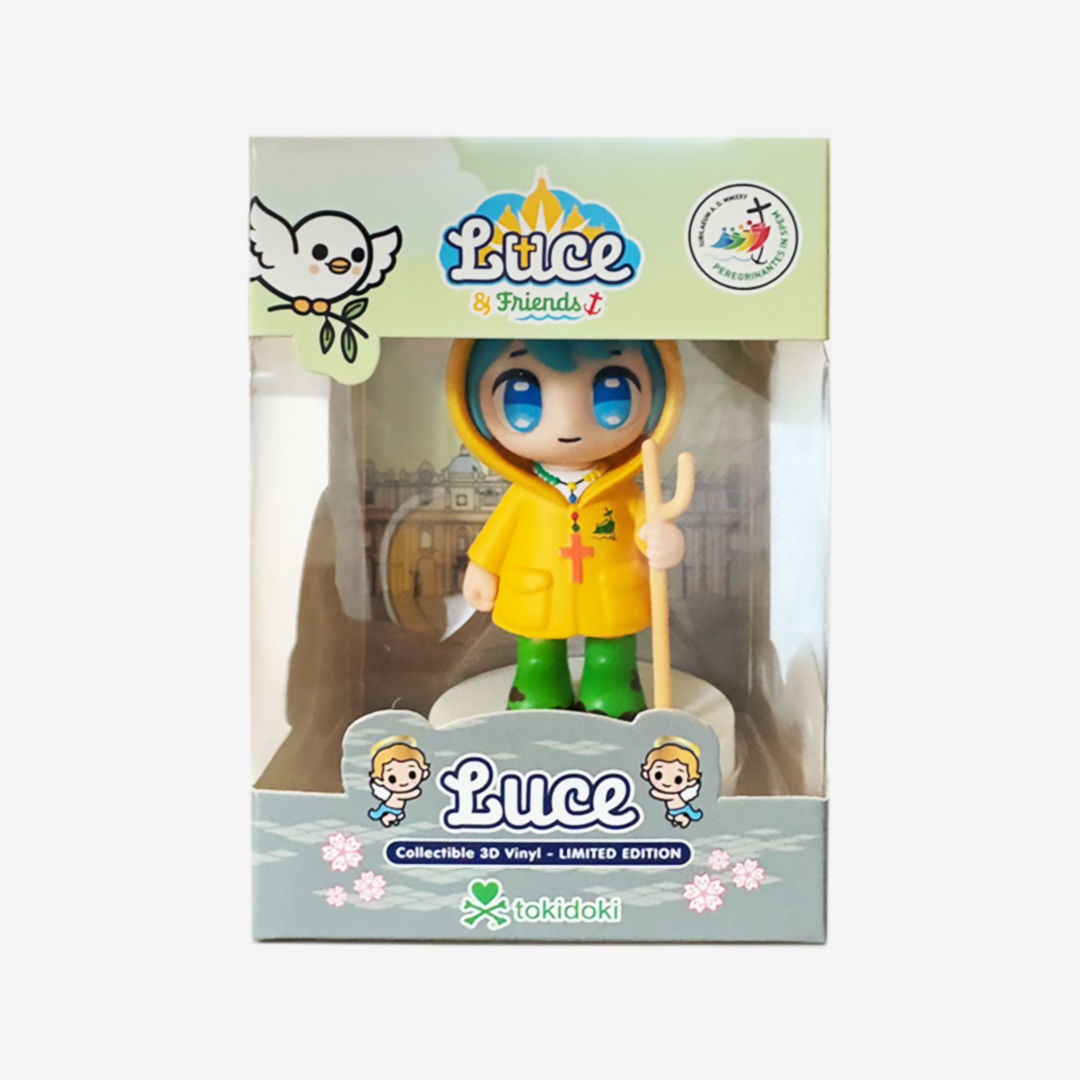 Luce Mascotte del Giubileo 2025 Pop 3D vinyl figure、mySite、topwebapps