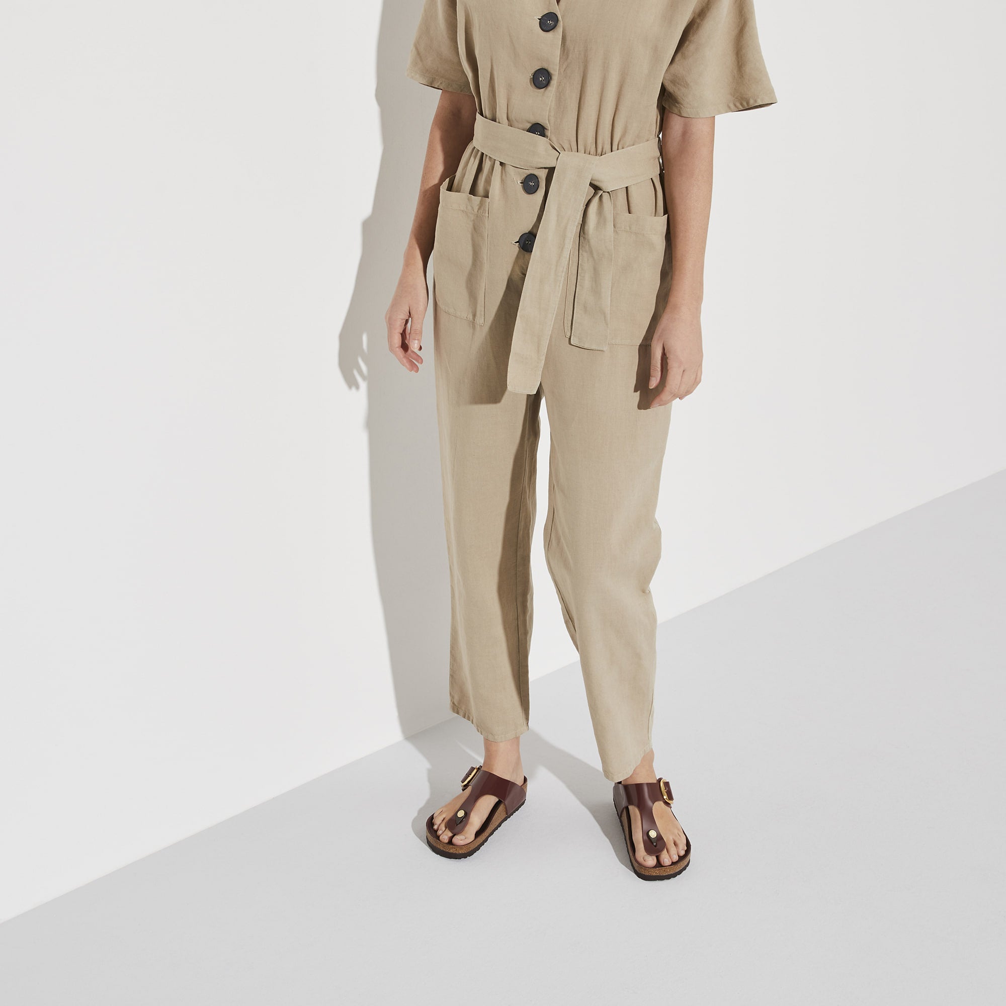 Gizeh Big Buckle Natural Leather Patent、mySite、gtrtttuynbv