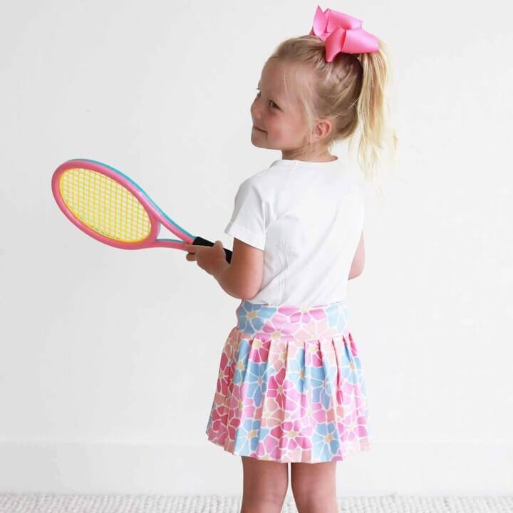  Kids CloudActive™ Athletic Pleated Skirt | Power Flowers、mySite、layawaytickets