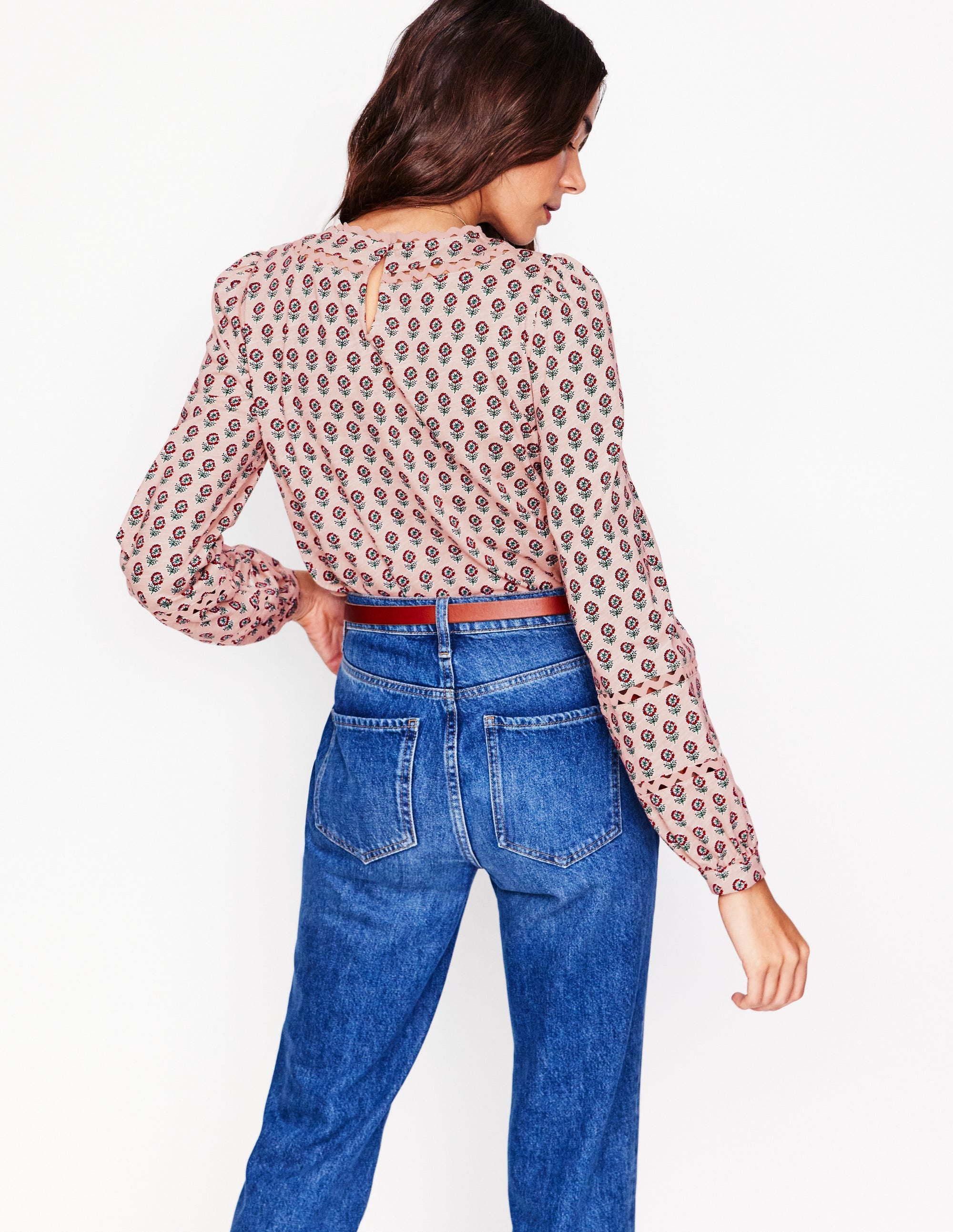  Daisy Long Sleeve Top-Milkshake, Camellia Stamp、mySite、ashleygrahame