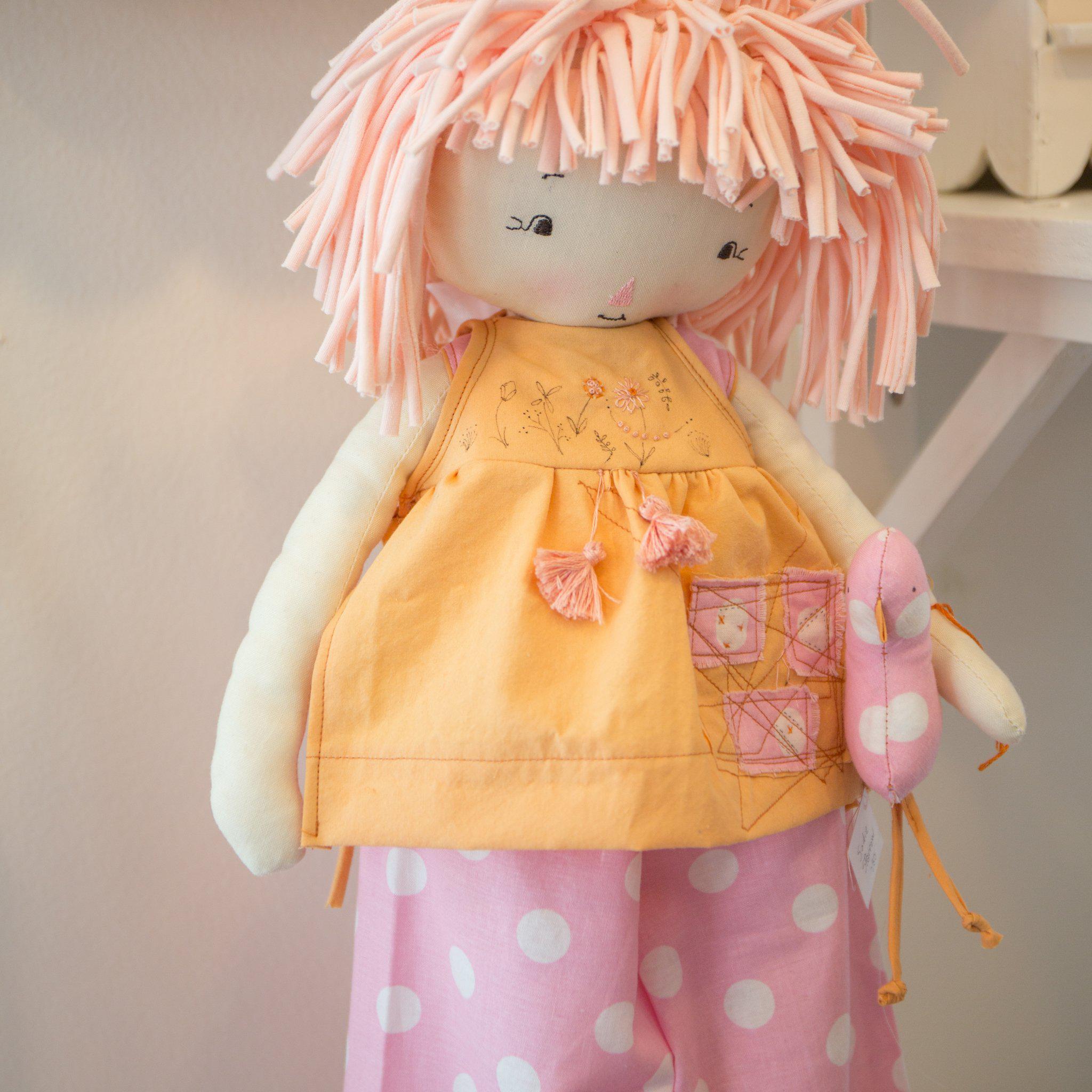 RETIRED - Hutch Studio - Sadie Sparrow B - Make and Mend One of a Kind Doll、mySite、g9winljtr