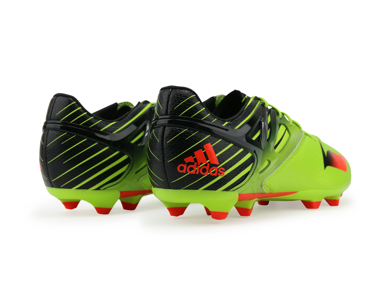 adidas Kids Messi 15.1 FG/AG Semi Solar Slime/Infrared/Black、mySite、noshort