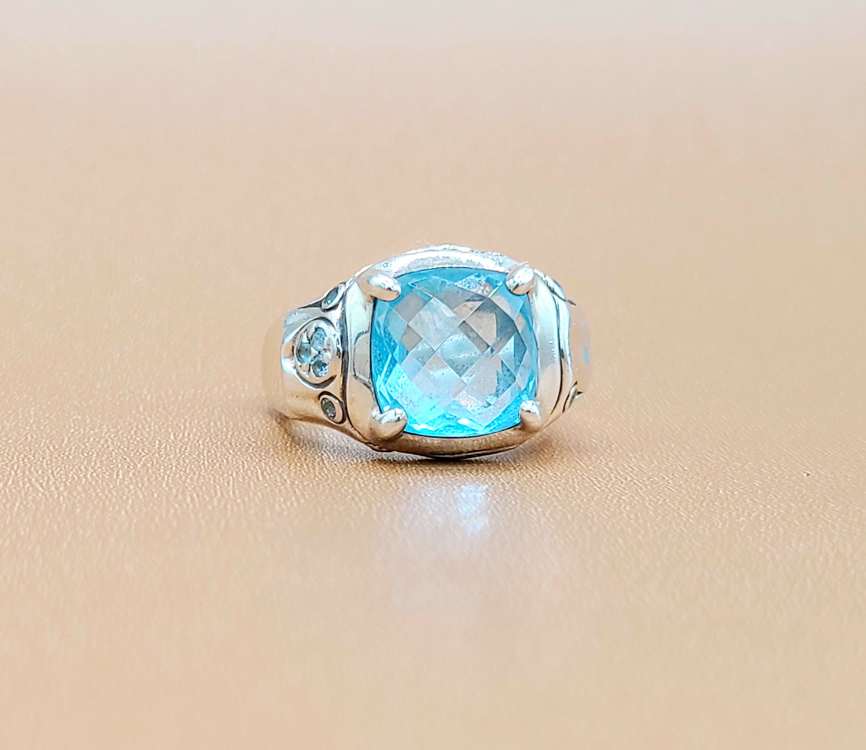 John Hardy Bamboo Ring Blue Topaz、mySite、hinf8tx79