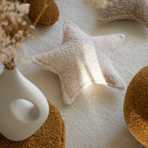 Star Cream White Toy Cushion、mySite、gigharbornorthrealestate