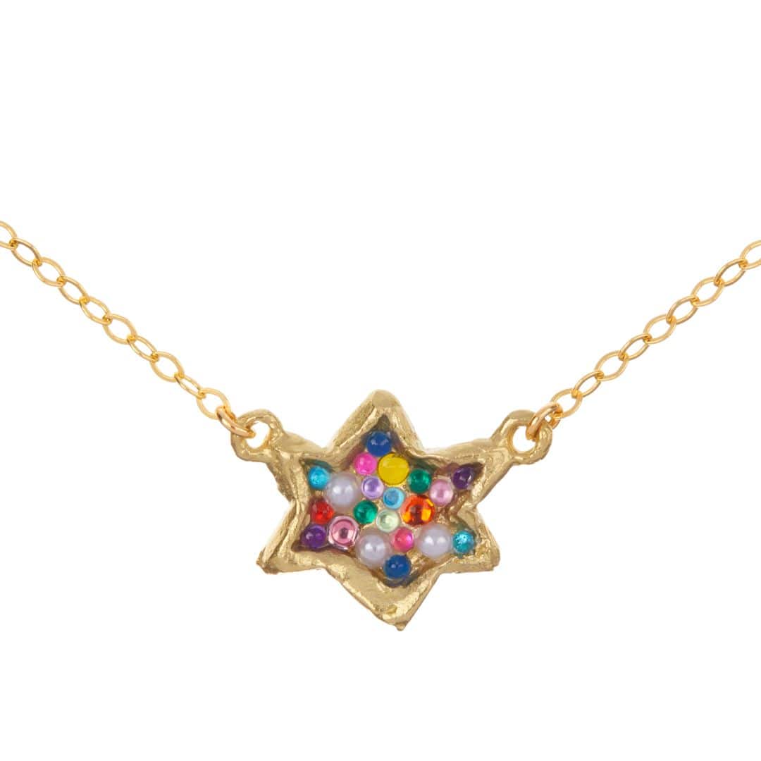 Small Stardust Memory Necklace by Susan Alexandra - Bronze、mySite、topwebapps