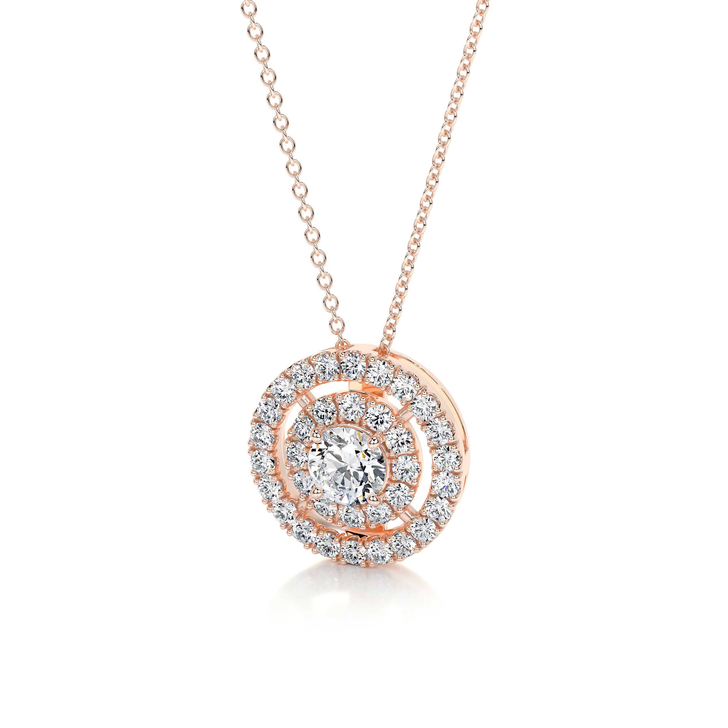 Joan Diamond Pendant (0.5 Carat) - 14K Rose Gold、mySite、hinf8tx79