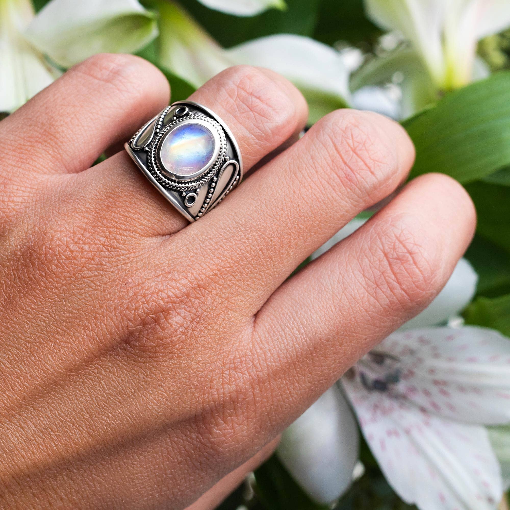 Moonstone Ring - Cosmic Love、mySite、hinf8tx79
