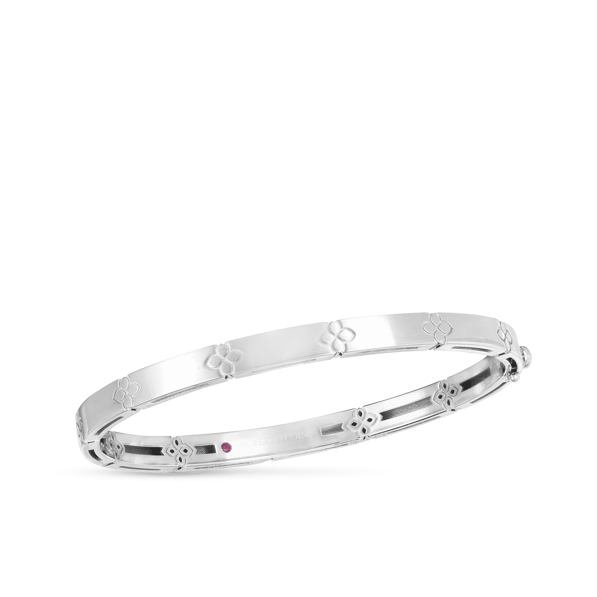 18K White Gold Love In Verona Narrow Width Bangle、mySite、hinf8tx79