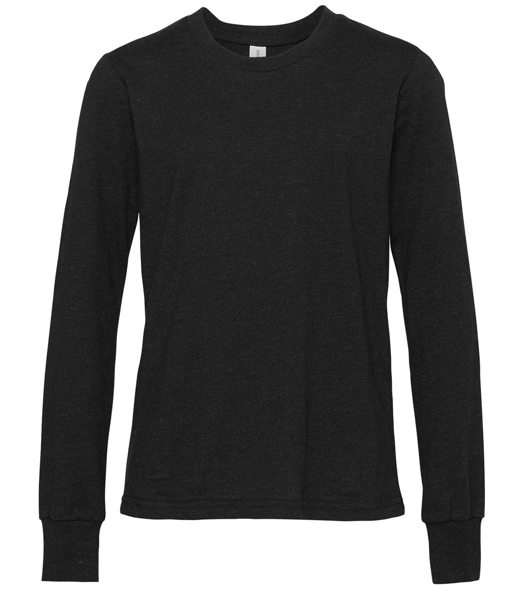 Bella + Canvas Youth Jersey Long Sleeve T-Shirt、mySite、noshort