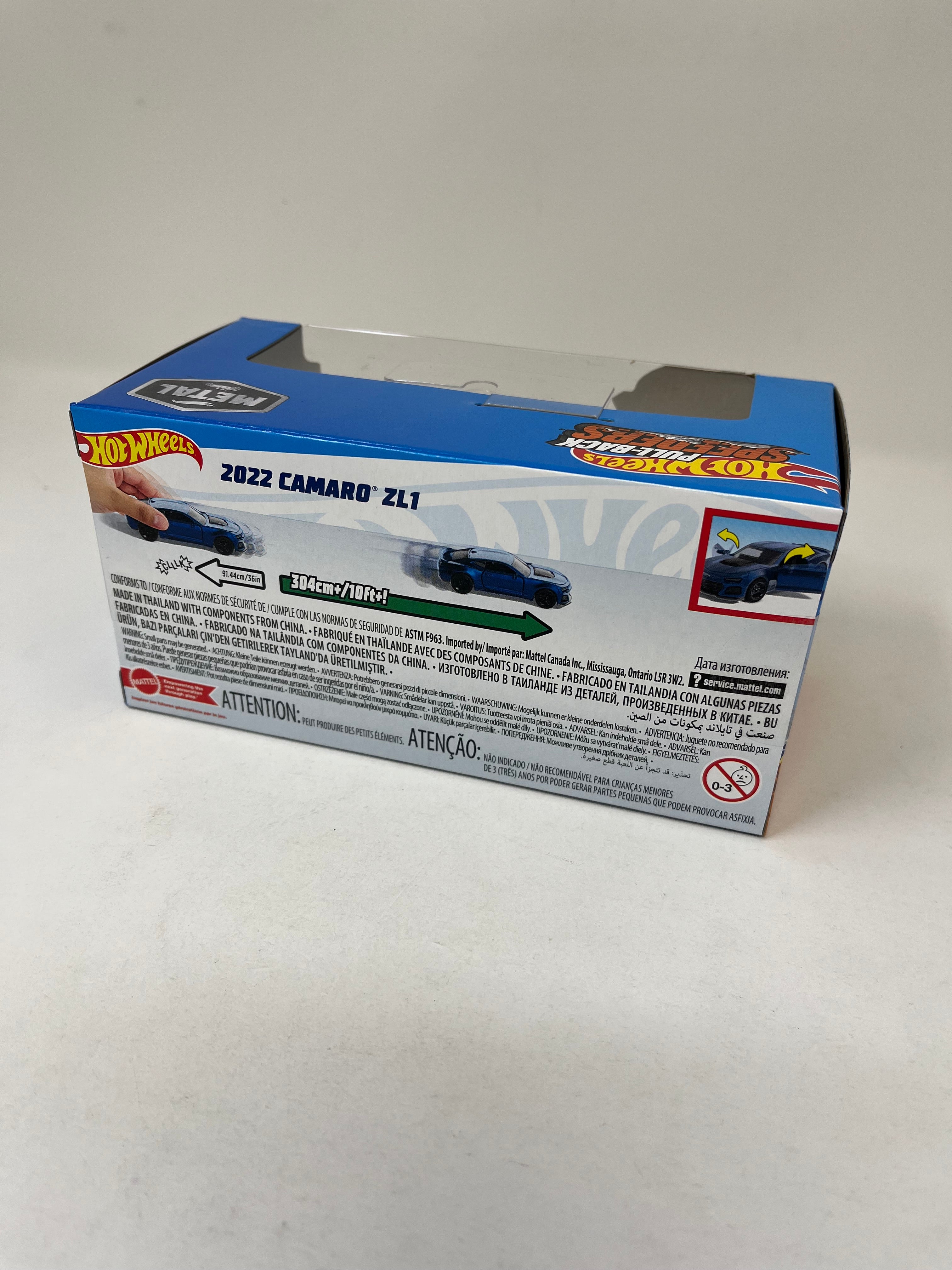 2022 Camaro ZL1 * BLUE * 2024 Hot Wheels Pull-Back Speeders 1:43 scale、mySite、hgirdovlk