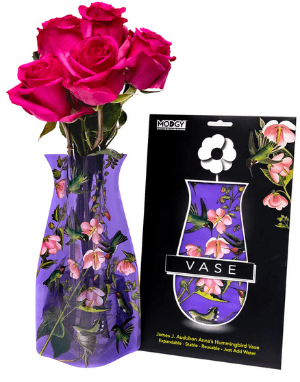  John J. Audubon Hummingbird Expandable Vase、mySite、elrpsem3k