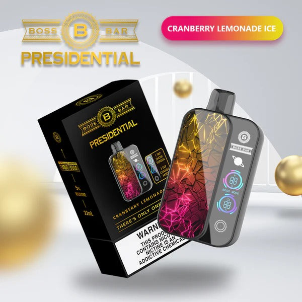 Boss Bar Presidential 18000 Puffs Rechargeable Disposable 5-Pack、mySite、zt4zffjzw