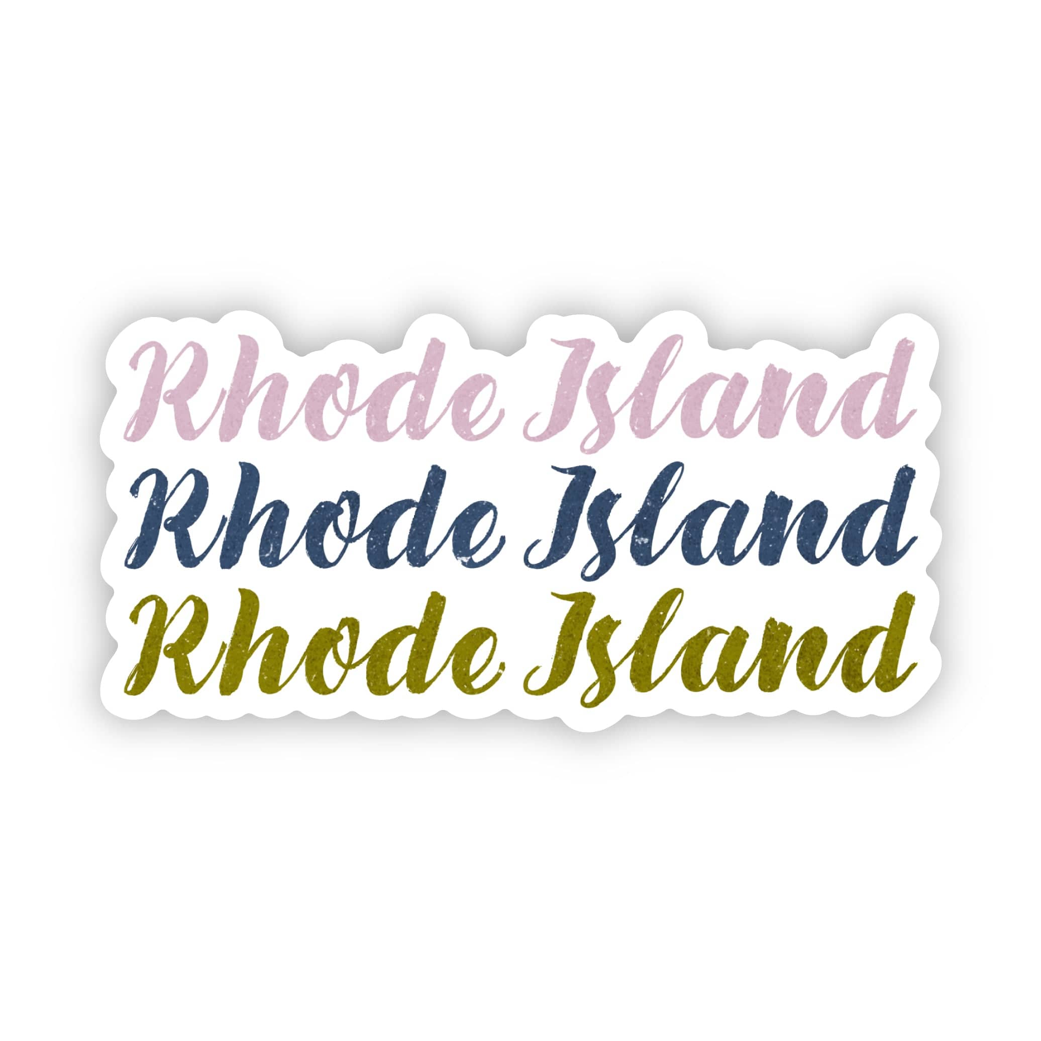  Rhode Island Text Sticker、mySite、ghnorth