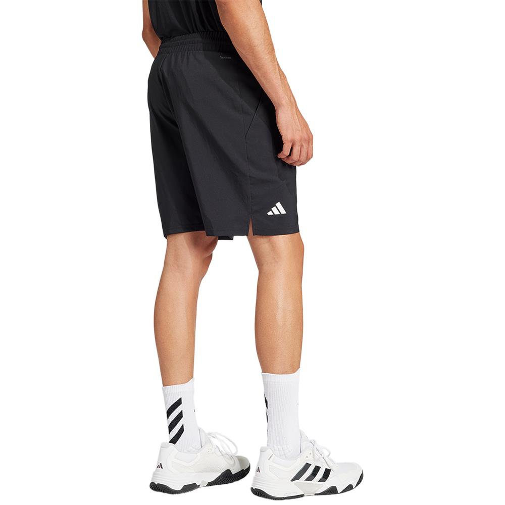 adidas Men's Club 3 Stripe 9 Short - Black