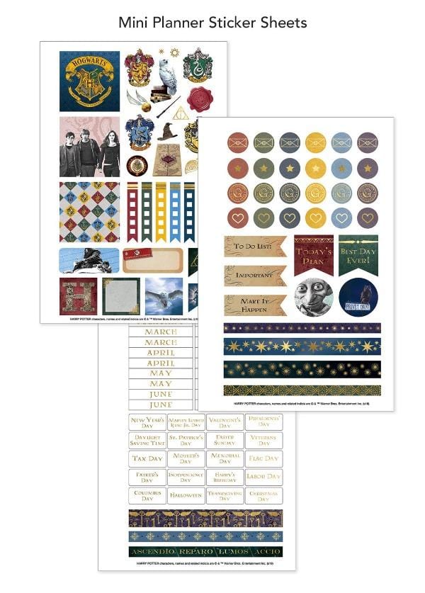  Weekly Planner Set - Undated Harry Potter Mini、mySite、ghnorth
