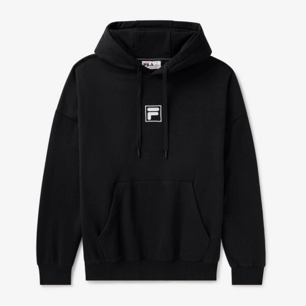 Fila Unisex Crest Country Club Hoodie (Black)