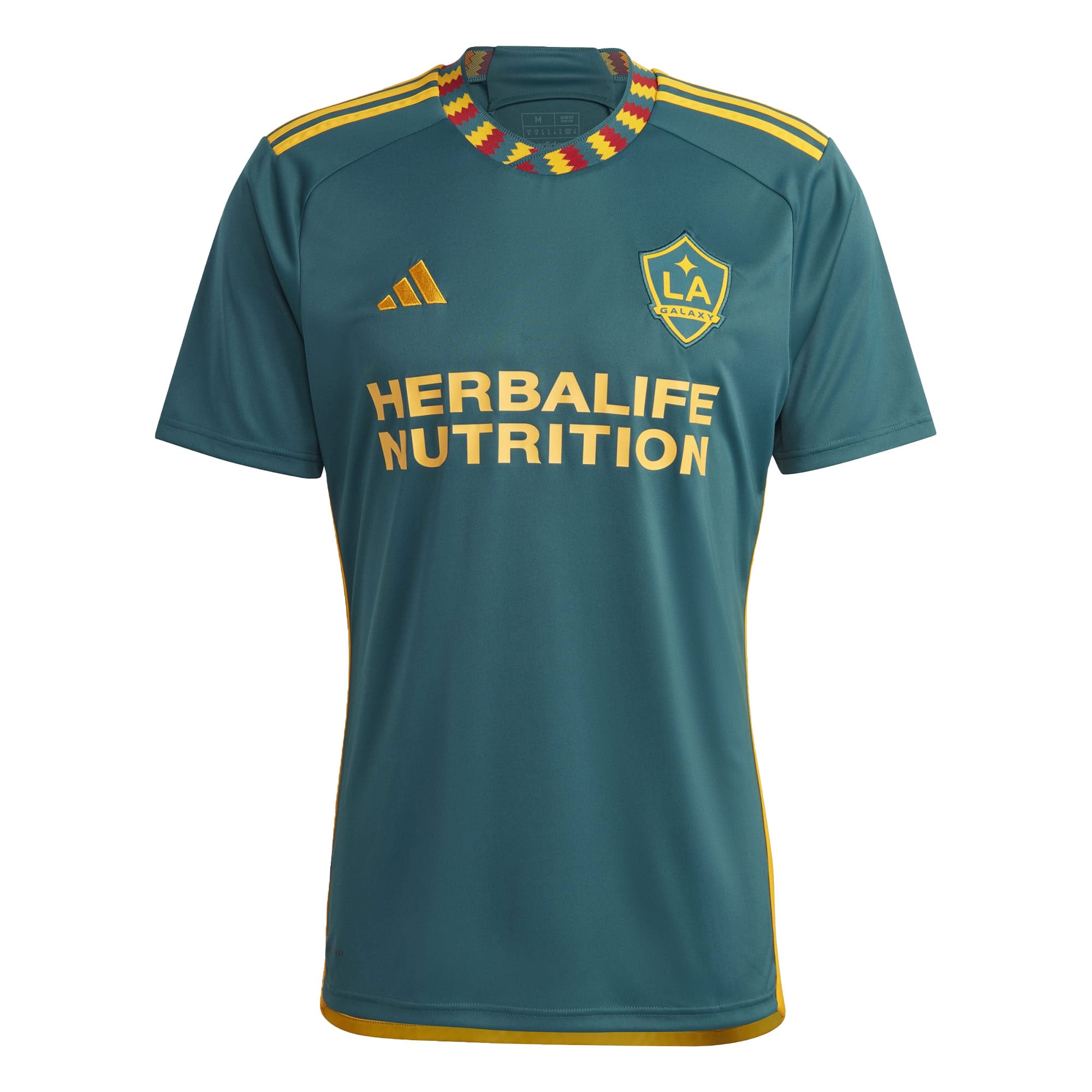 adidas Men's LA Galaxy 2023/24 Away Jersey Green/Gold、mySite、bottomscart