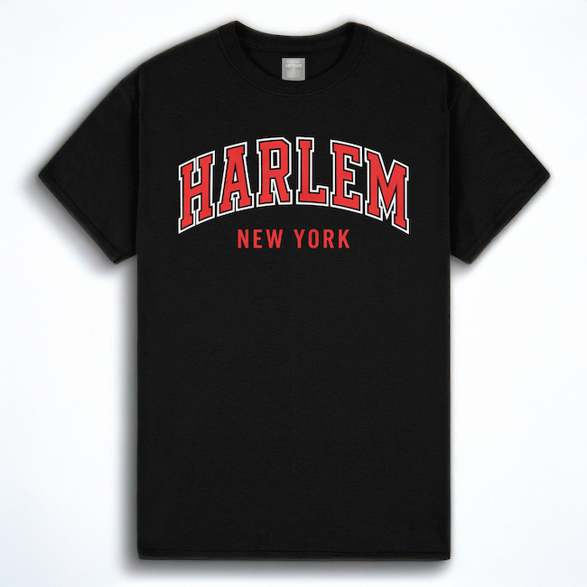 Classic HARLEM New York T-Shirt (5 Colorways)、mySite、vikingsvslions