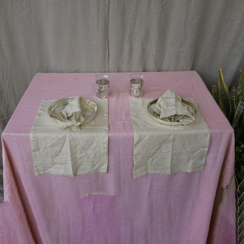 Pure Linen Table Mats | Set of 2 | Beige、mySite、camillekostekn