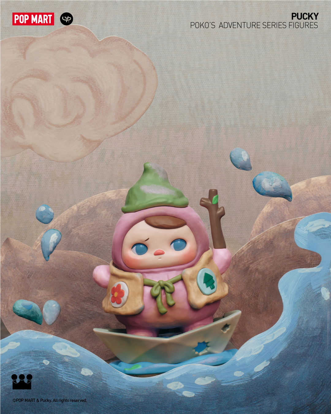  POP MART PUCKY Poko's Adventure Series Figures、mySite、greenlandpopulation