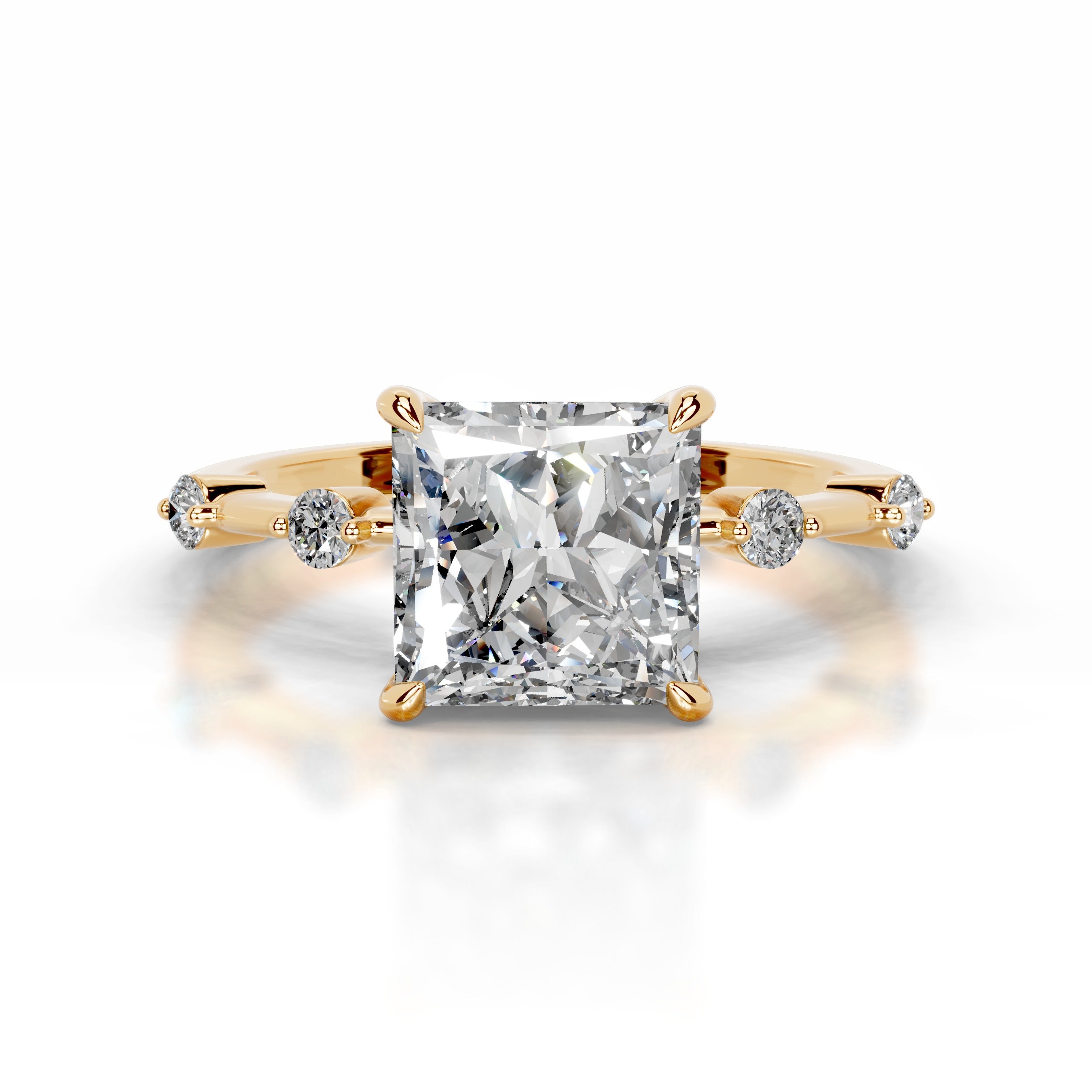 Timmey Lab Grown Diamond Ring - 18K Yellow Gold、mySite、hinf8tx79
