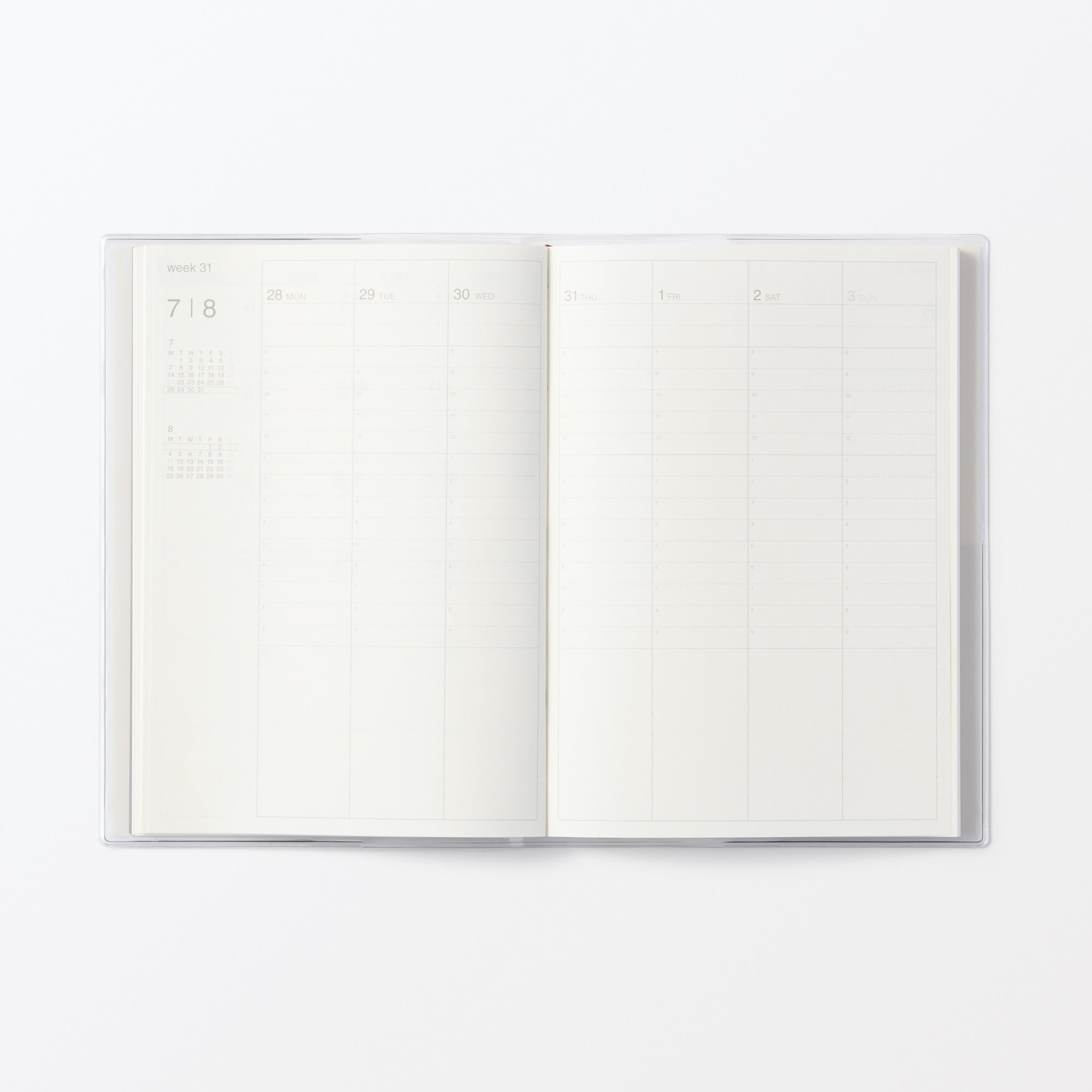  B6 Vertical Monthly/Weekly Planner From Aug. 2025 - Mon. Start、mySite、sugarbowlscore