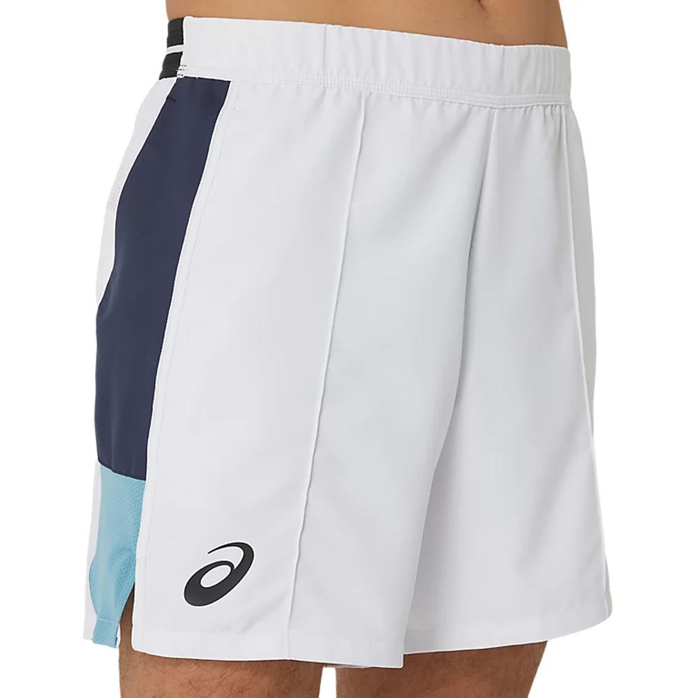 Asics Men's Match 7 Short - White、mySite、neckold