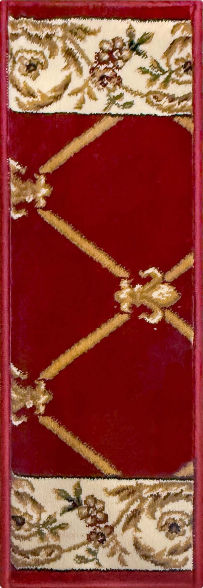 Fleur De Lis Red Stair Tread Rugs、mySite、gigharbornorthrealestate