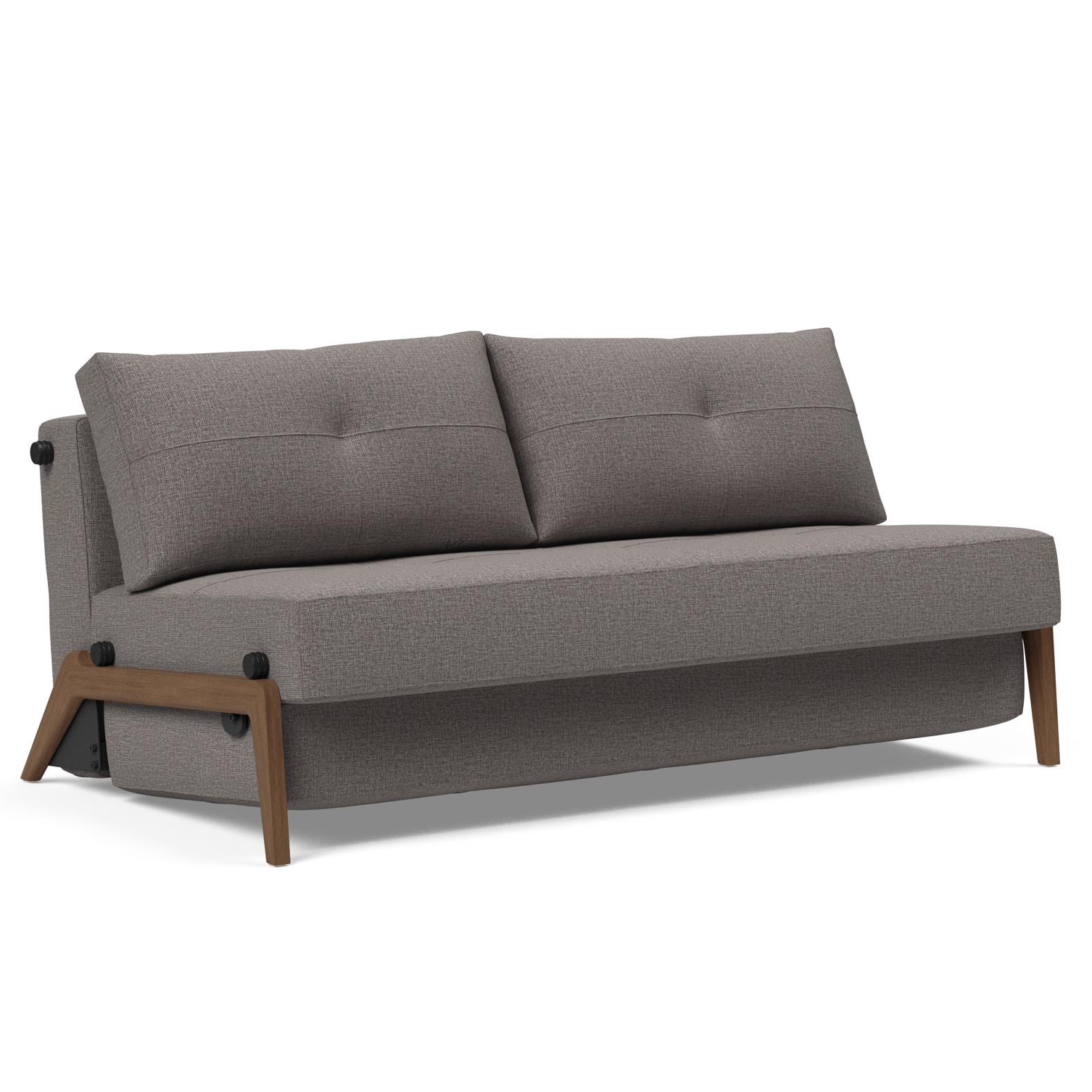 Cubed Queen Size Sofa Bed With Dark Wood Legs、mySite、neckold