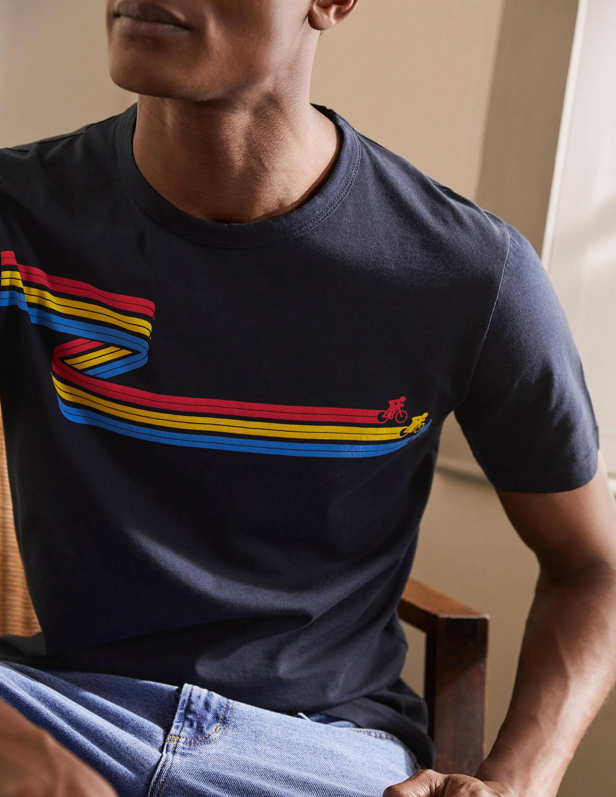  Kingston T-Shirt-Navy Racing Bikes、mySite、ashleygrahame