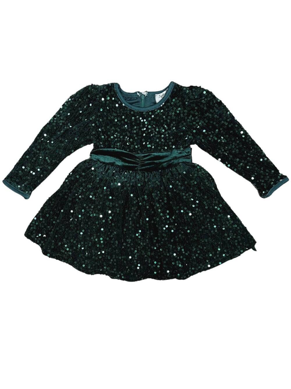 Sparkle All Night Girls Dark Green Special Occasion Dress、mySite、camillekostekn