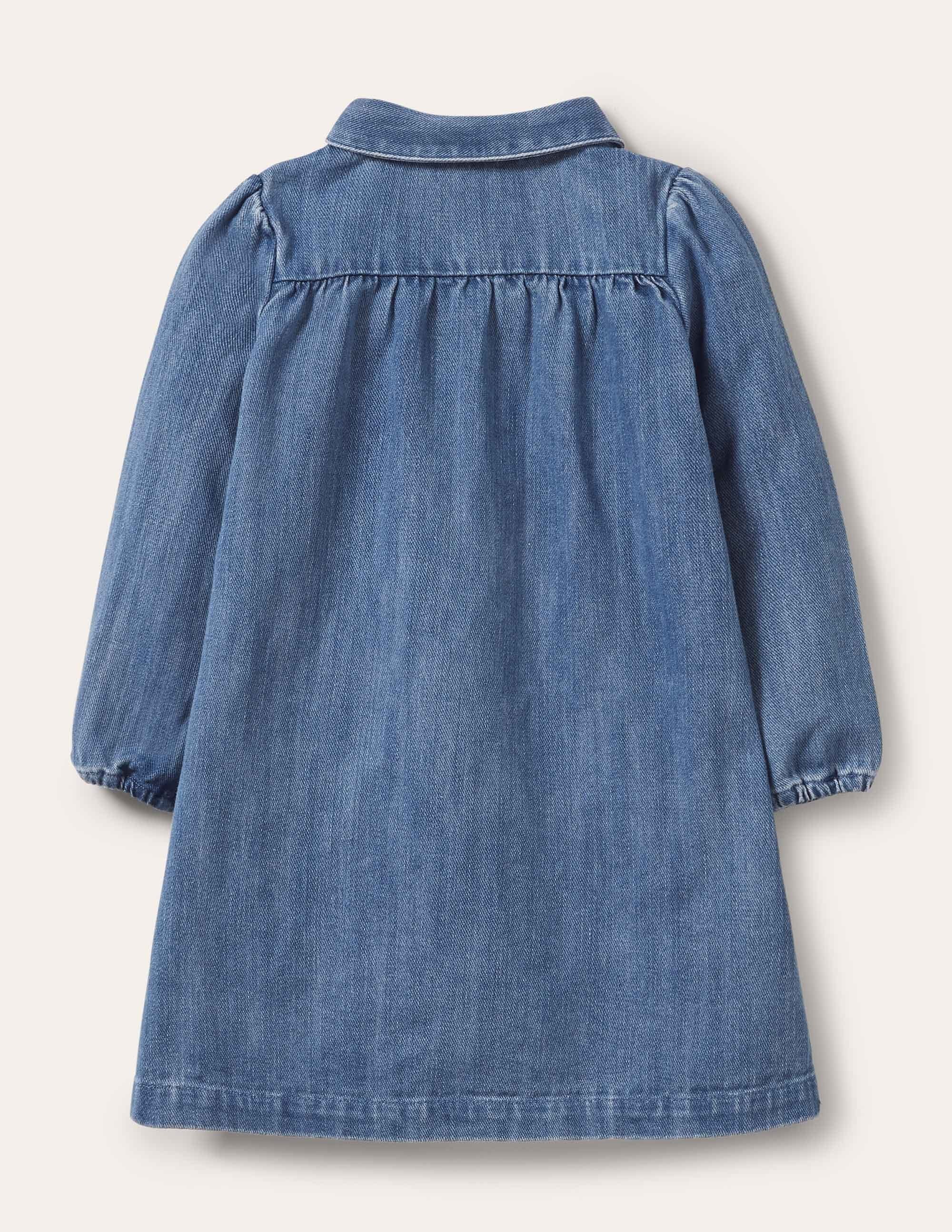  Collared Woven Dress-Chambray、mySite、ashleygrahame