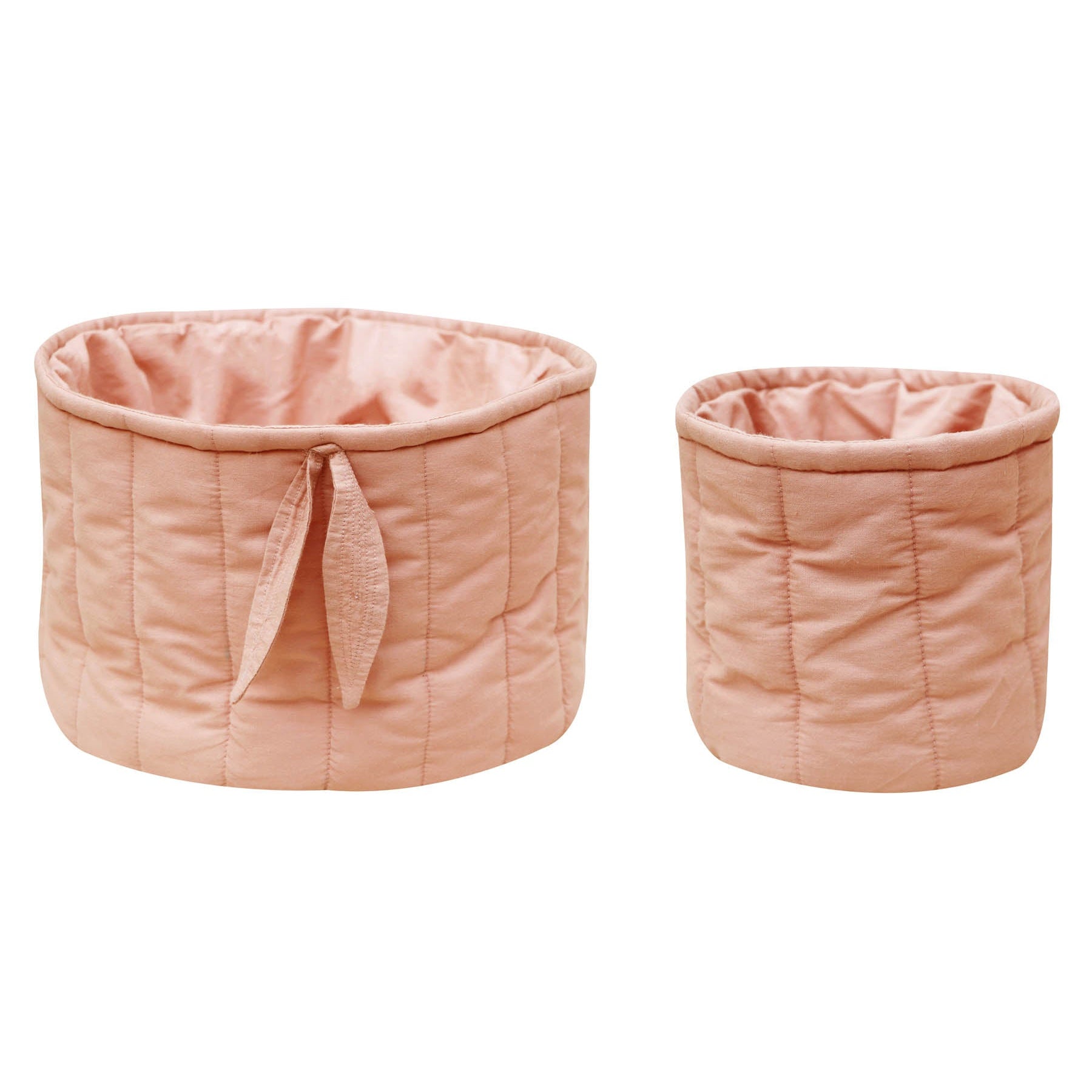 Bambie Vintage Nude Set of Two Quilted Baskets、mySite、gigharbornorthrealestate
