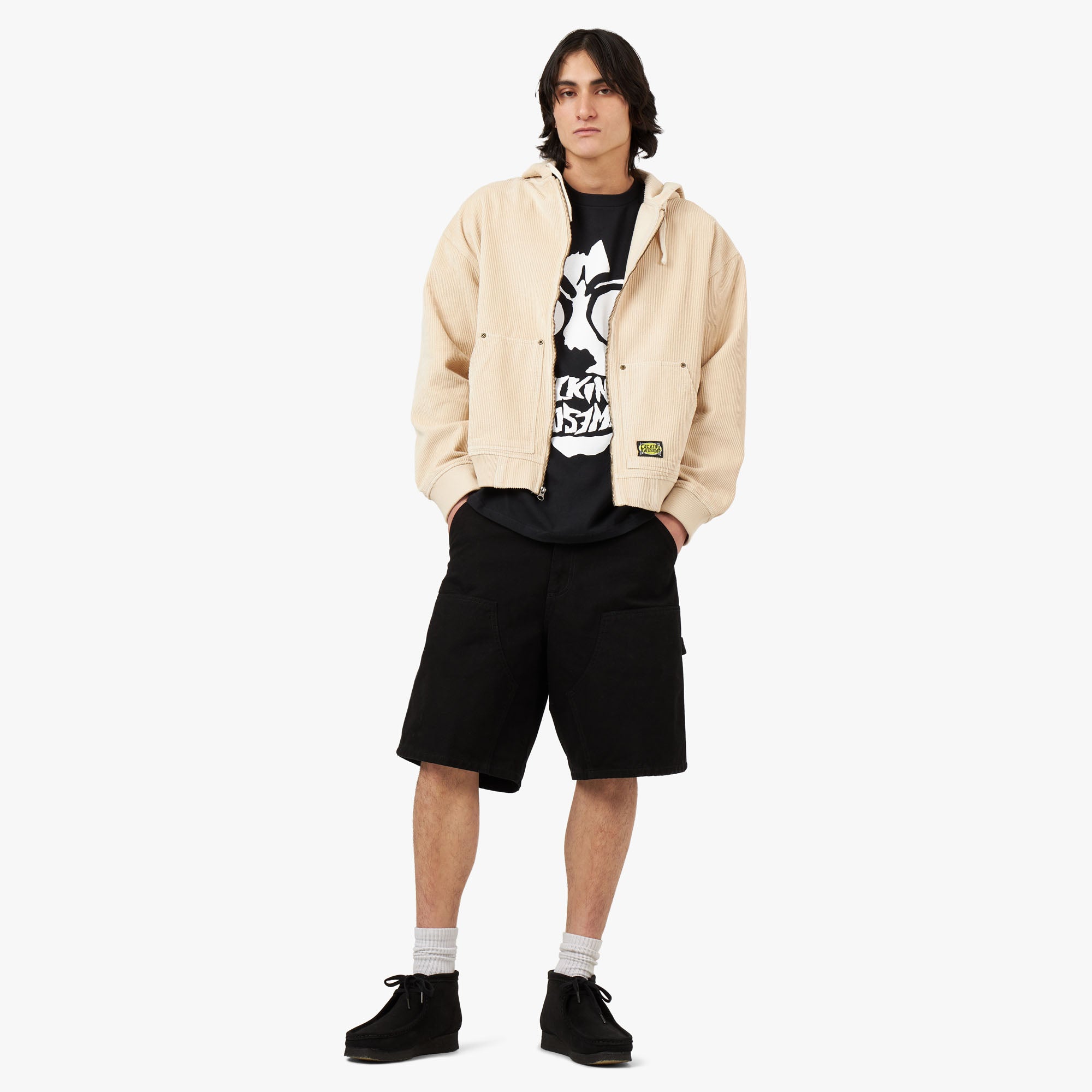  Fucking Awesome Fangs T-shirt / Black、mySite、merchandisen