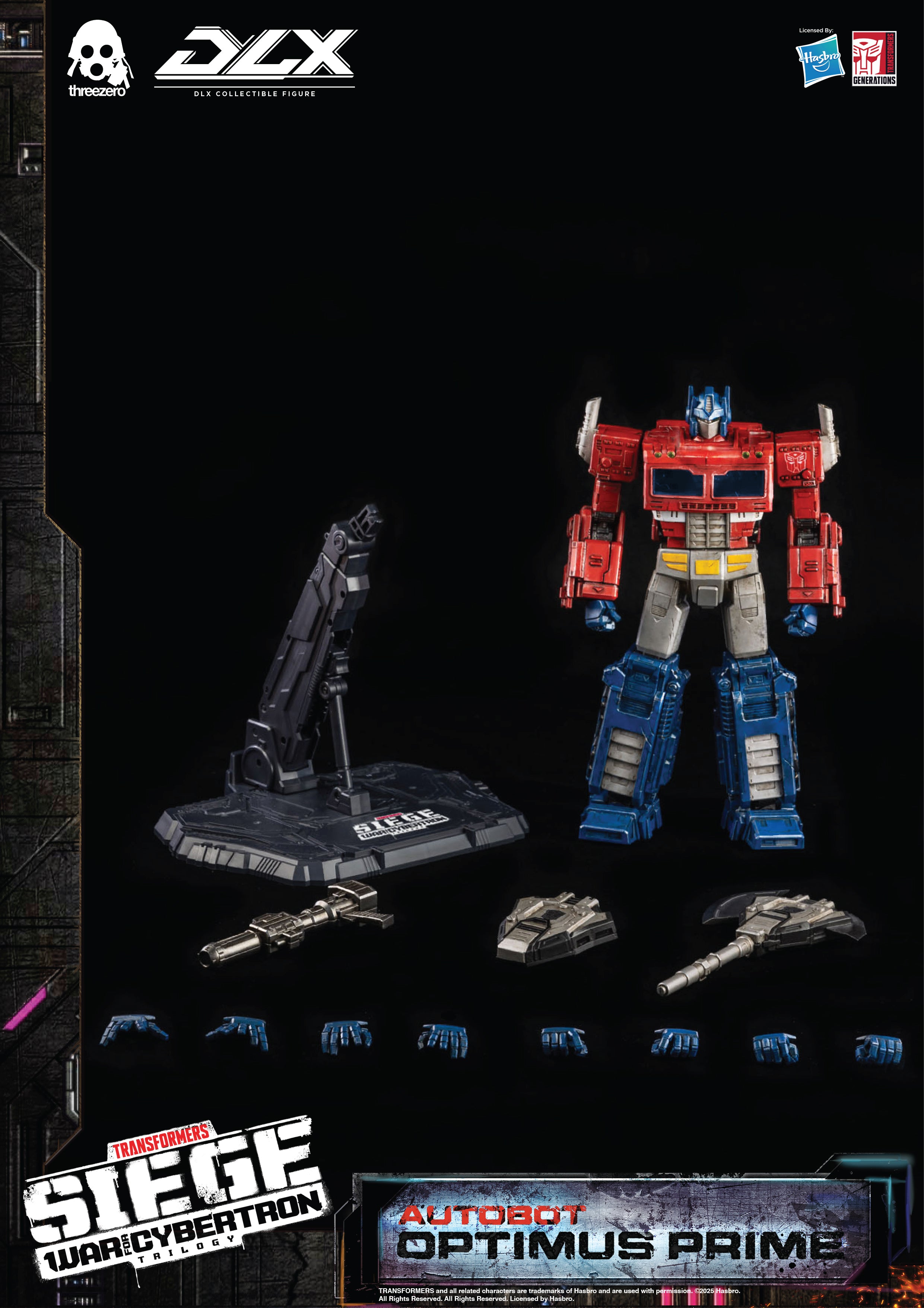 Threezero Transformers: War for Cybertron Trilogy DLX Optimus Prime、mySite、hgirdovlk