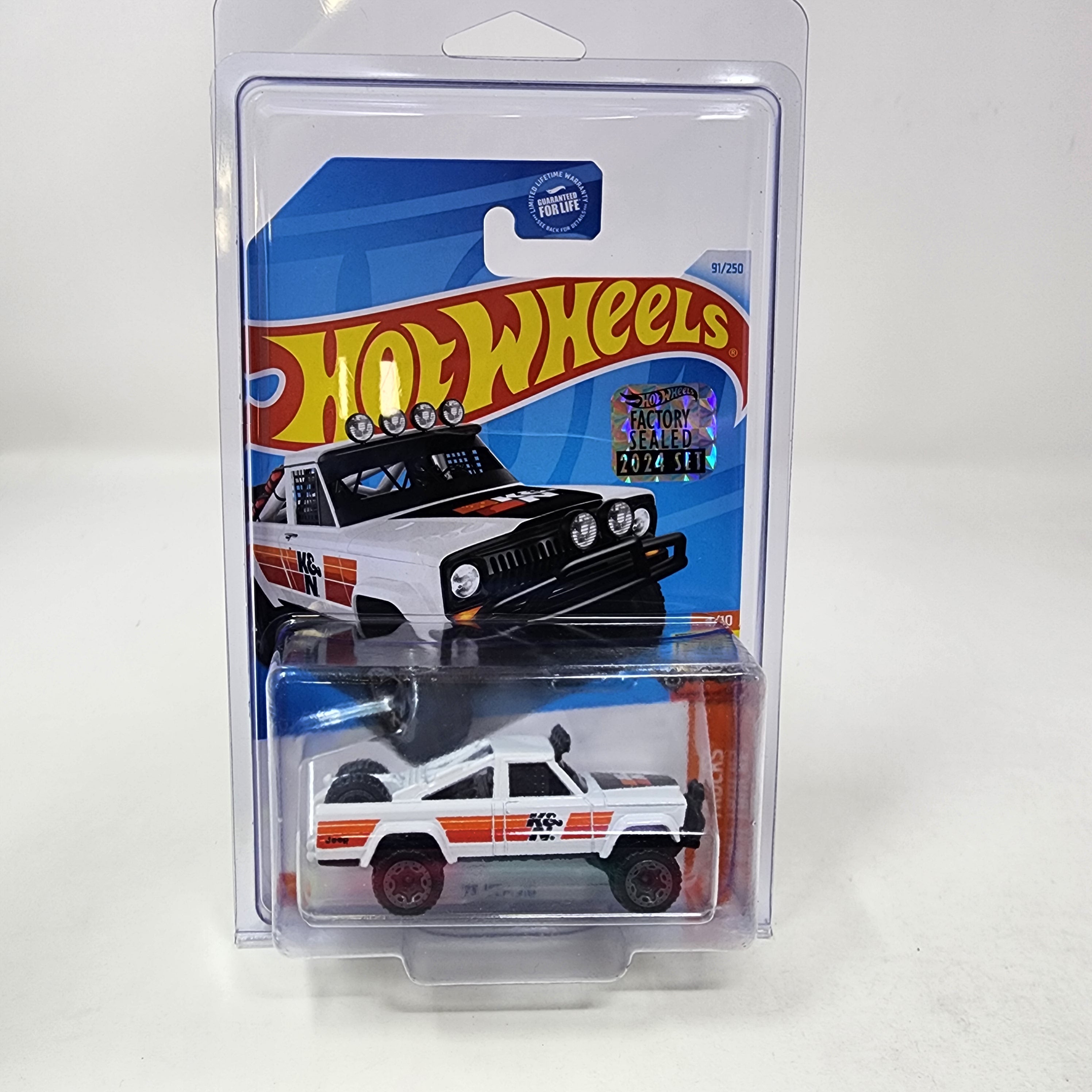 '73 Jeep J10 #91 * White * 2024 Hot Wheels Basic w/ Factory Holo、mySite、hgirdovlk