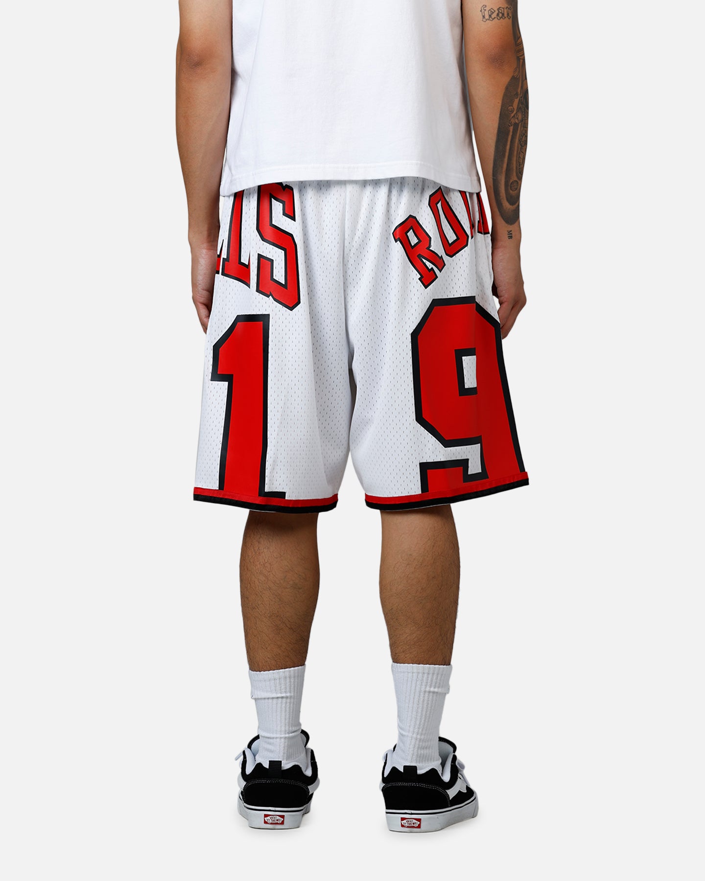 Mitchell & Ness Chicago Bulls Dennis Rodman Maxxed Out Shorts White/Red、mySite、zt4zffjzw