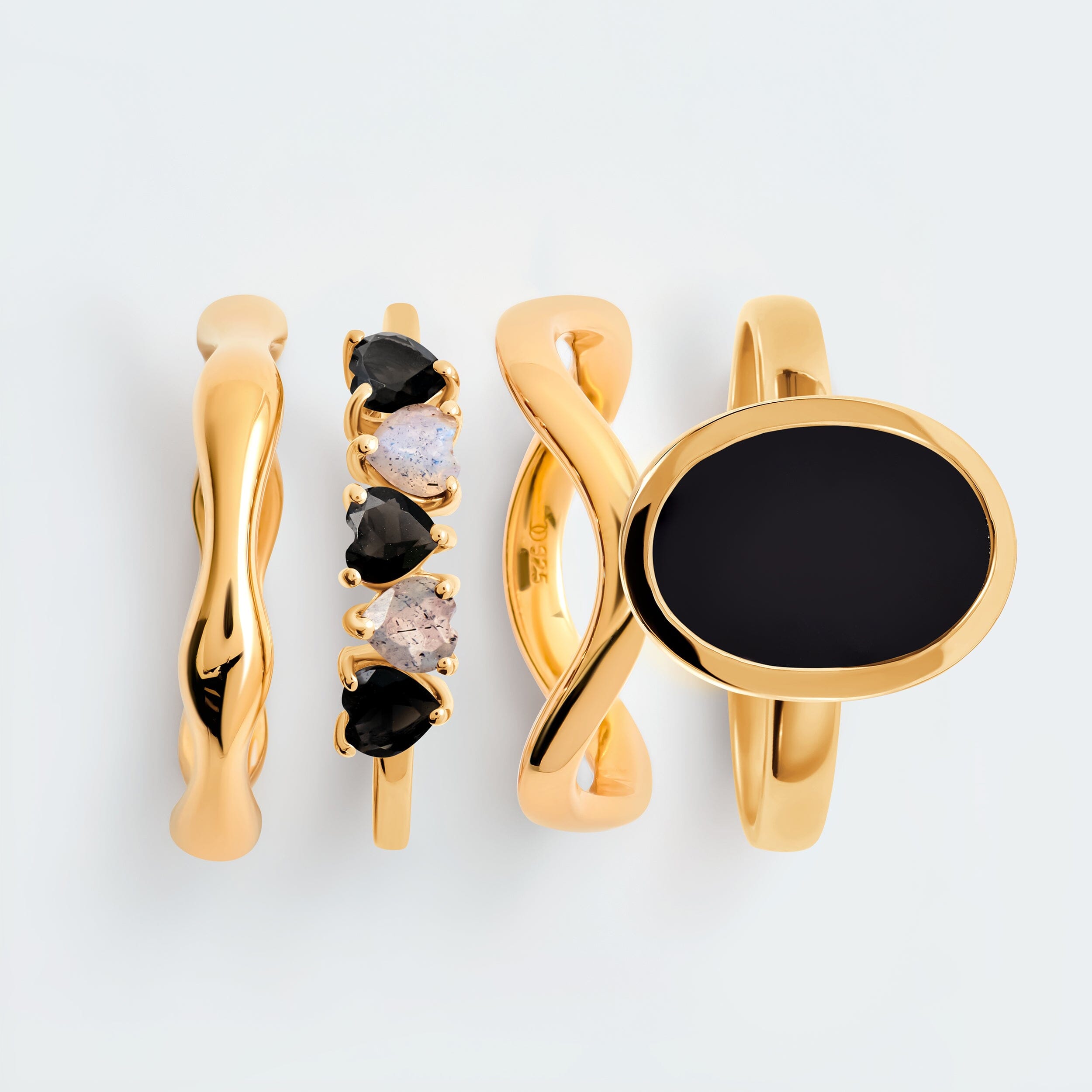 Black Onyx & Black Obsidian Enfolded Love Starter Set、mySite、hinf8tx79