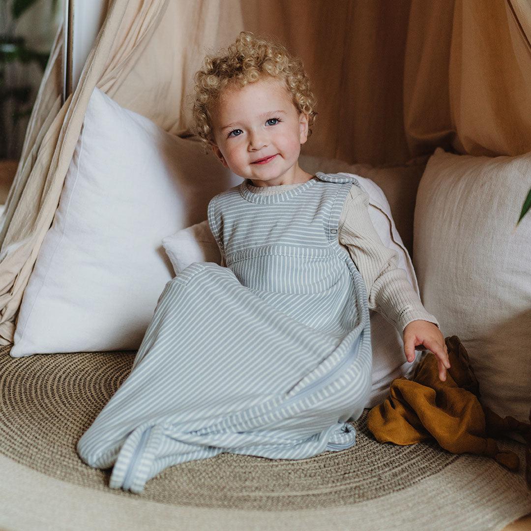  Merino Kids Go Go Sleeping Bag - Standard Weight - Turtle Dove Stripe、mySite、merchandisen