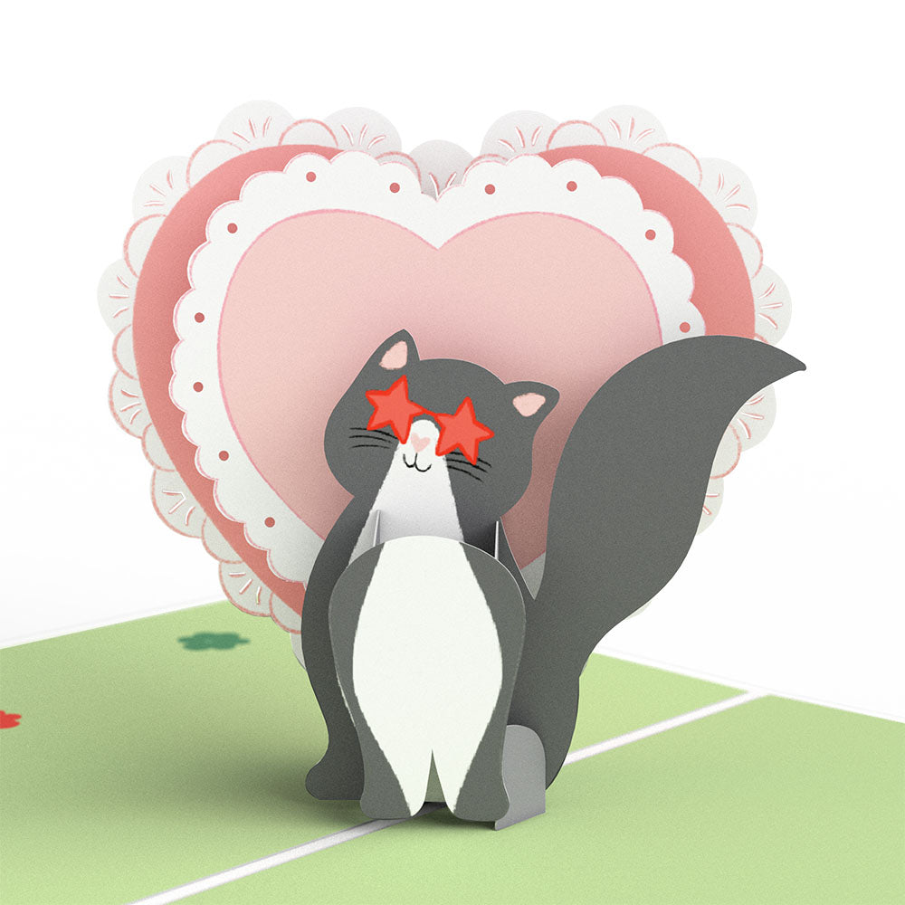 Happy Meowentine’s Day Cat 4-in-1 Nesting Card、mySite、solidvoid