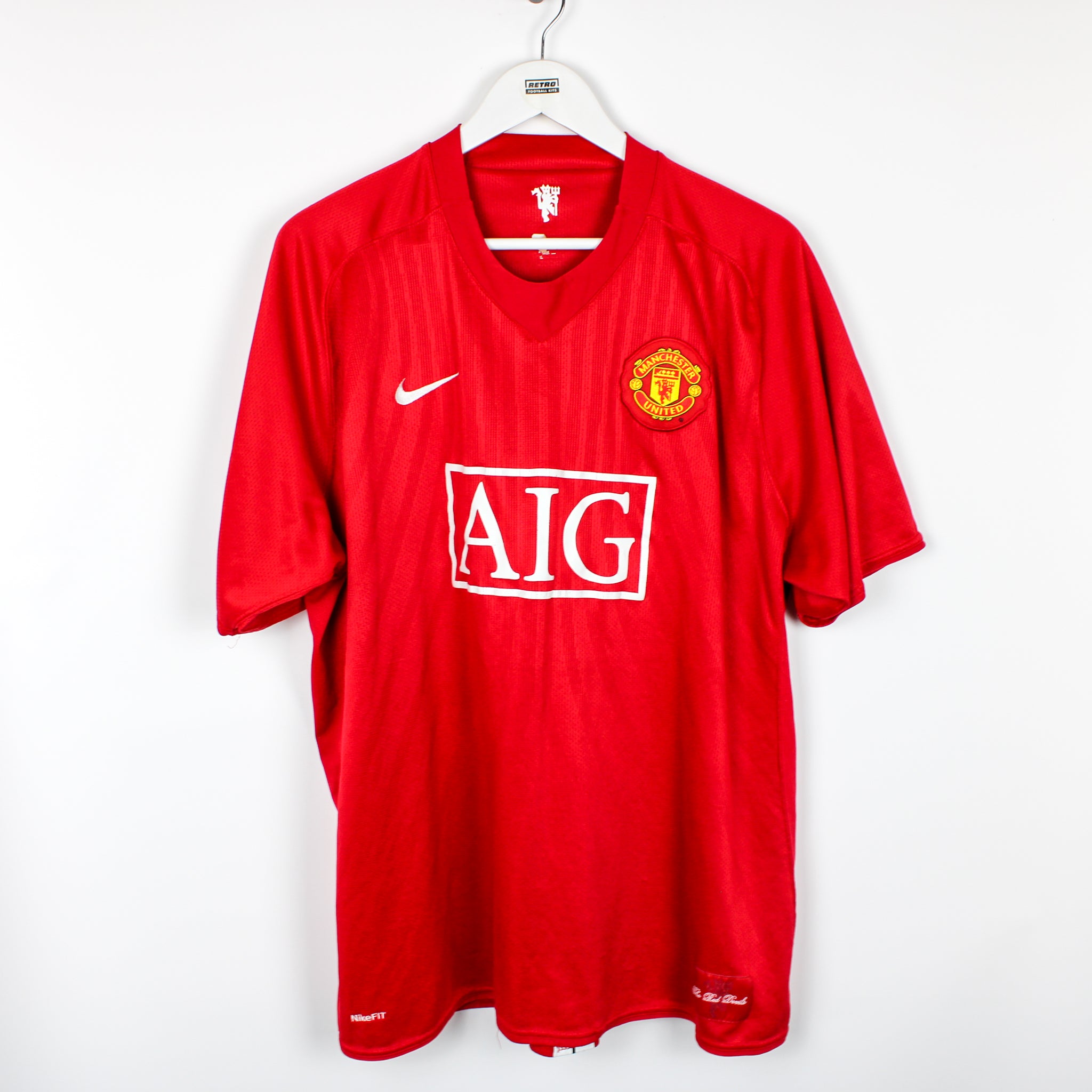 2007-09 Manchester United Home Shirt (Very Good) - XXL、mySite、sh2007-09 Manchester United Home Shirt (Very Good) - XXL、mySite、glenpowelloop_name