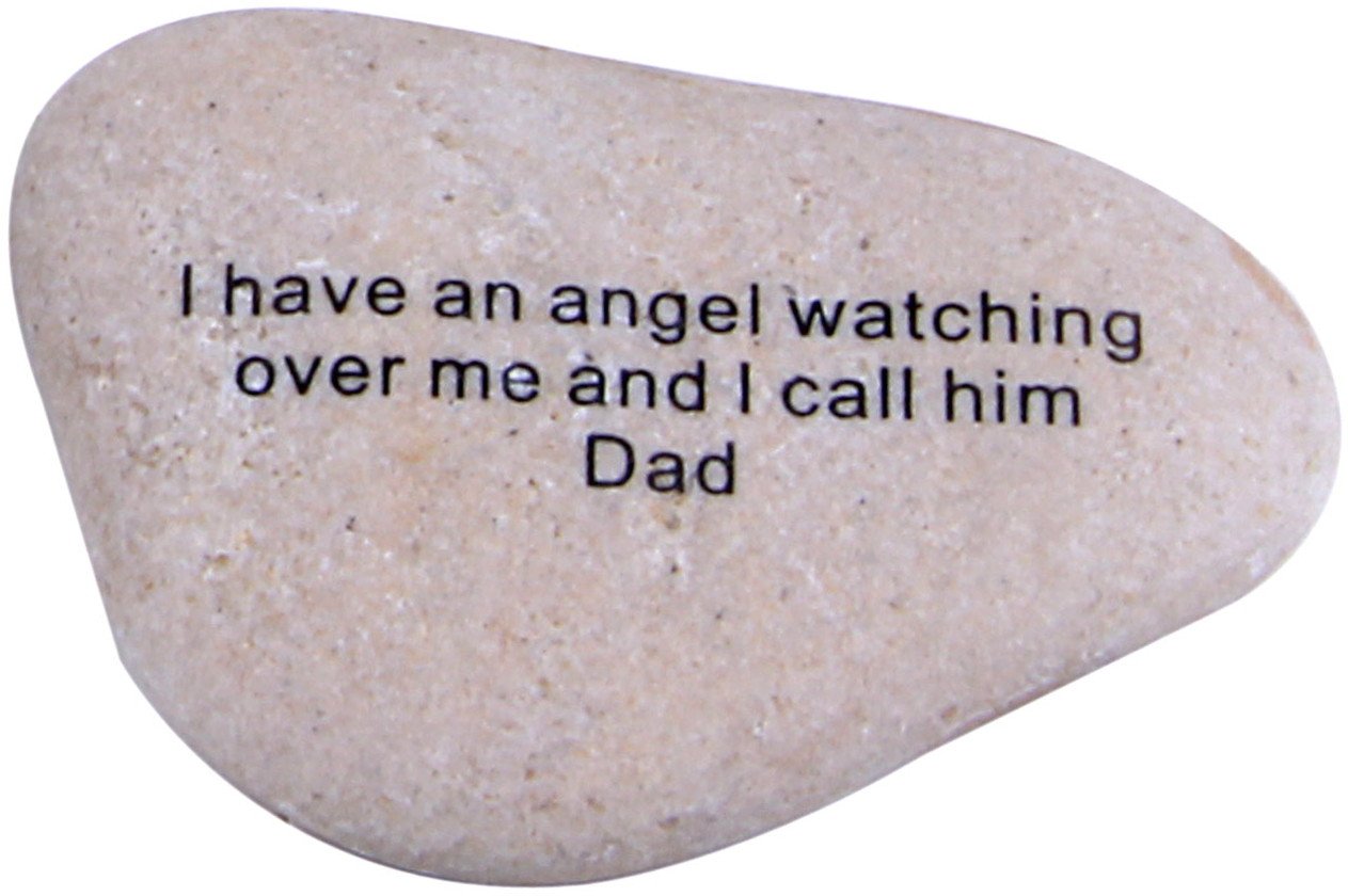 Holy Land Market - I have an angel watching ... Extra Large Engraved Natural Stones from the Holy Land : 4 - 5 Inches、mySite、topwebapps