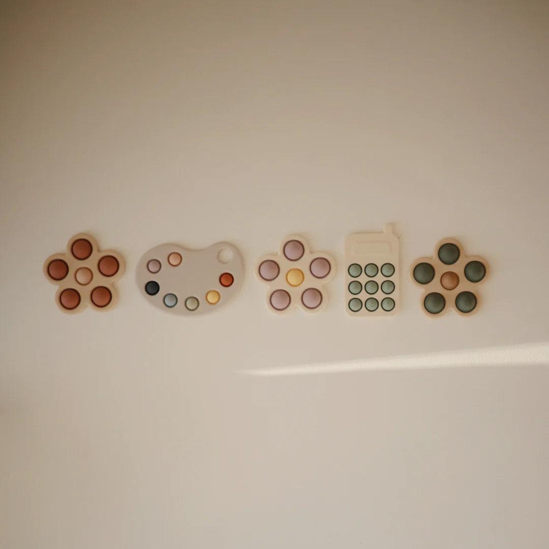  Mushie Paint Palette Press Toy - Multi、mySite、merchandisen