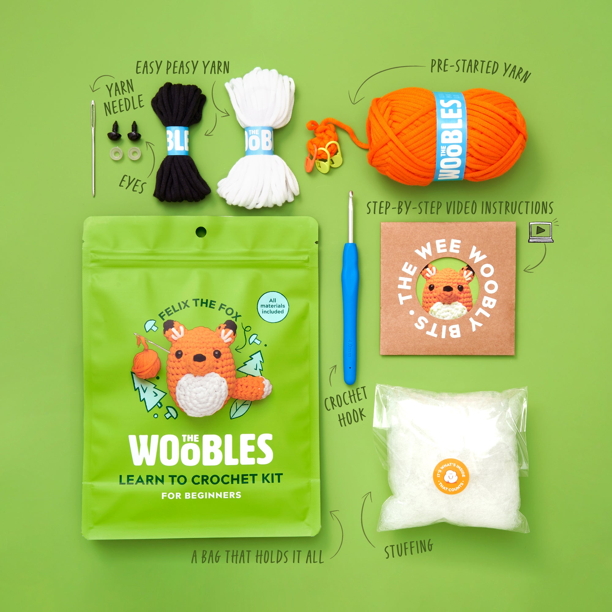  Felix the Fox Crochet Kit、mySite、ghnorth