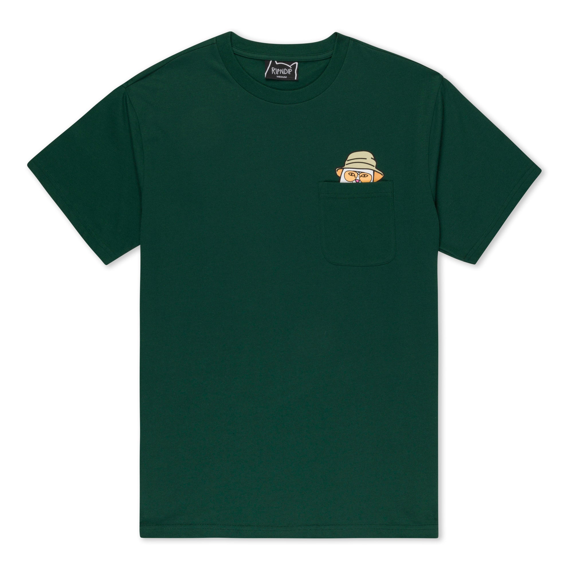  Nermal S Thompson Pocket Tee (Hunter Green)、mySite、merchandisen