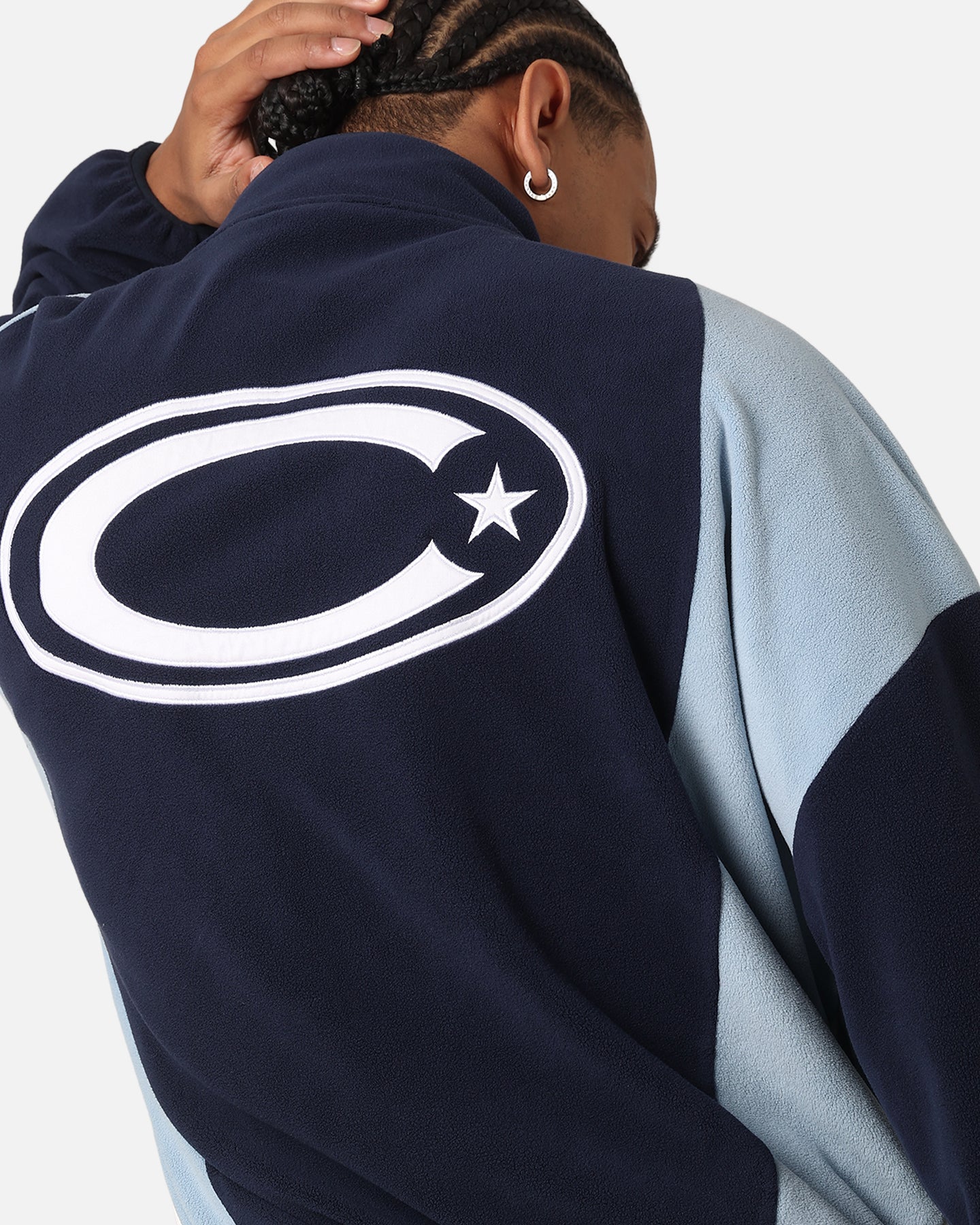 Carre C-Star Polarfleece Quarter Zip Crewneck Light Blue/Mul、mySite、zt4zffjzw