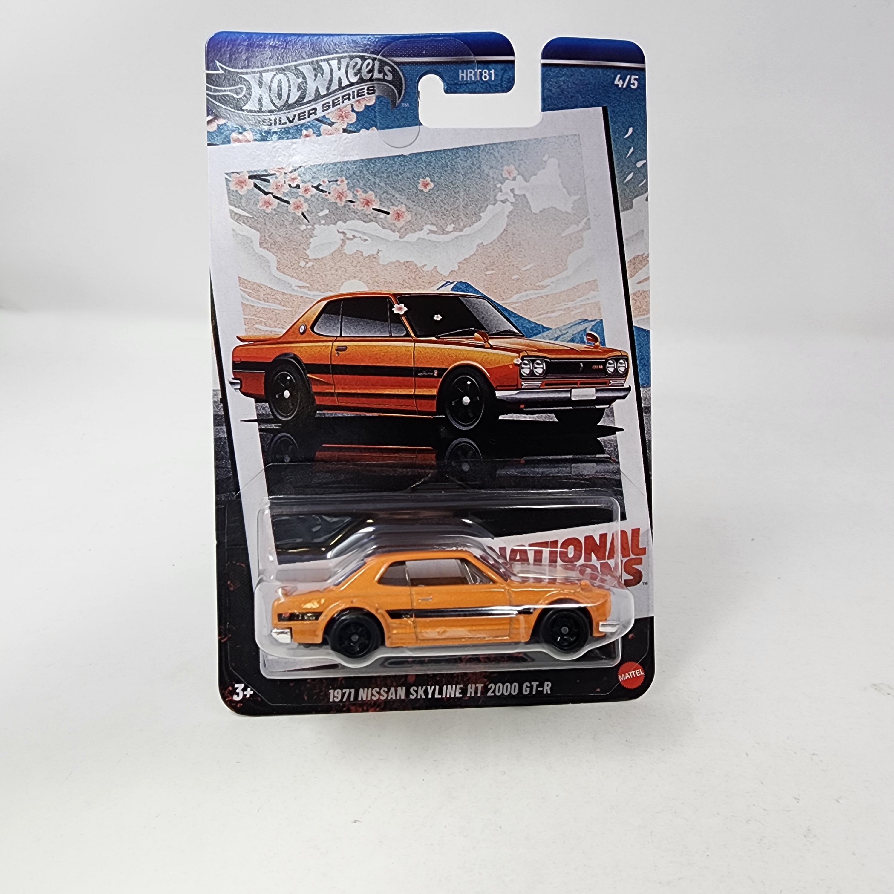 1971 Nissan Skyline HT 2000 GT-R 4/5 * Orange * 2025 Hot Wheels National Icons Silver Series、mySite、hgirdovlk