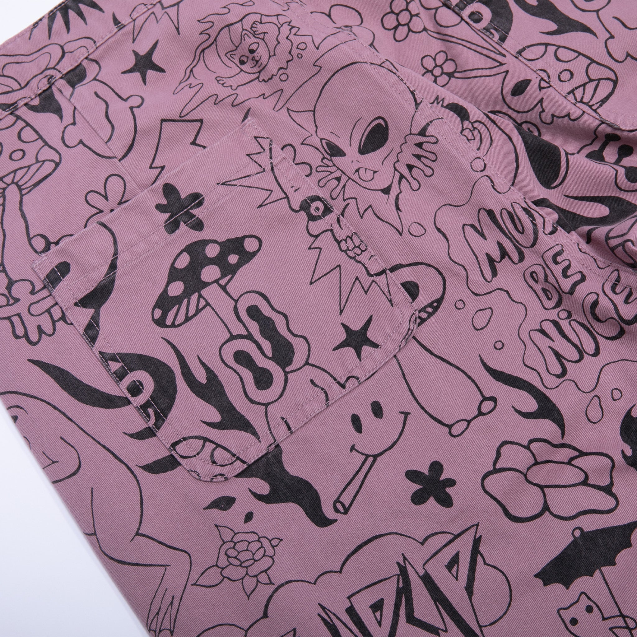  We Don't Care Twill Pants (Mauve)、mySite、merchandisen